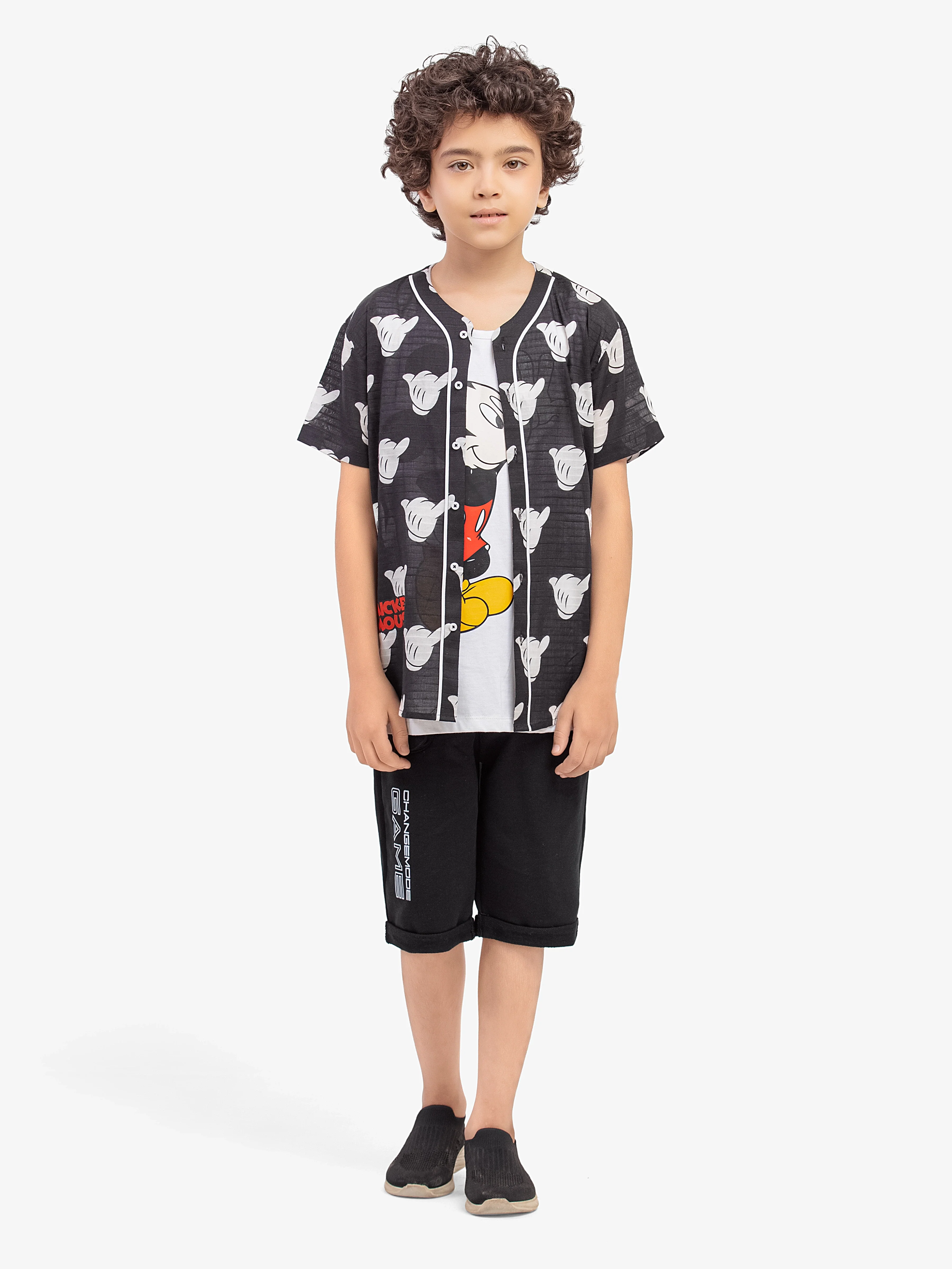 Half Sleeves Printed Shirt - EBTS5-27636-2P - Image 2