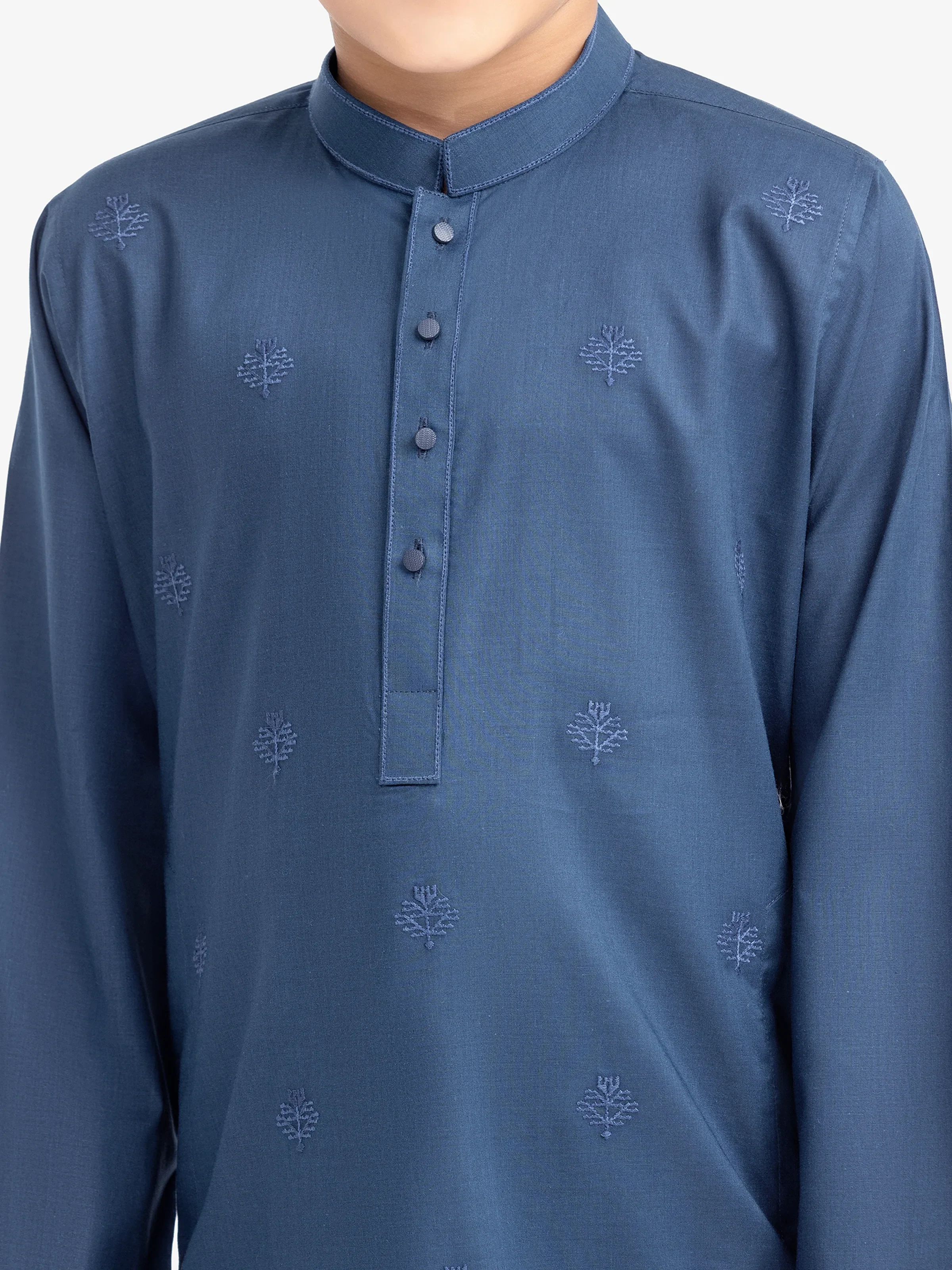 Embroidered Cambric Kurta - EBTK25-4001 - Image 3
