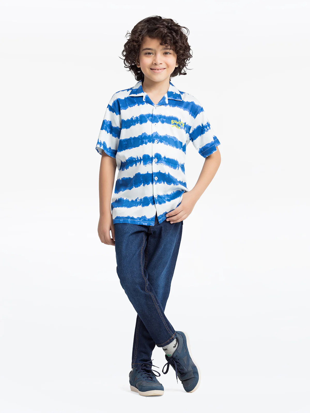 Resort Collar Printed Shirt - EBTS24-27529
