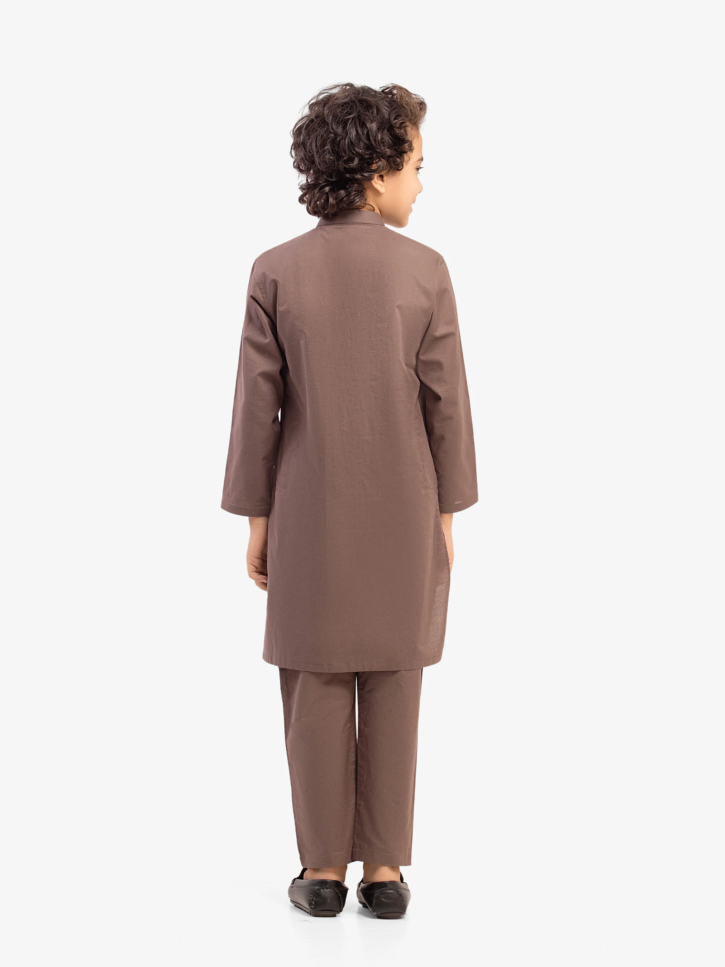 Embroidered Cotton Kurta Pajama - EBTKP5-028 - Image 5