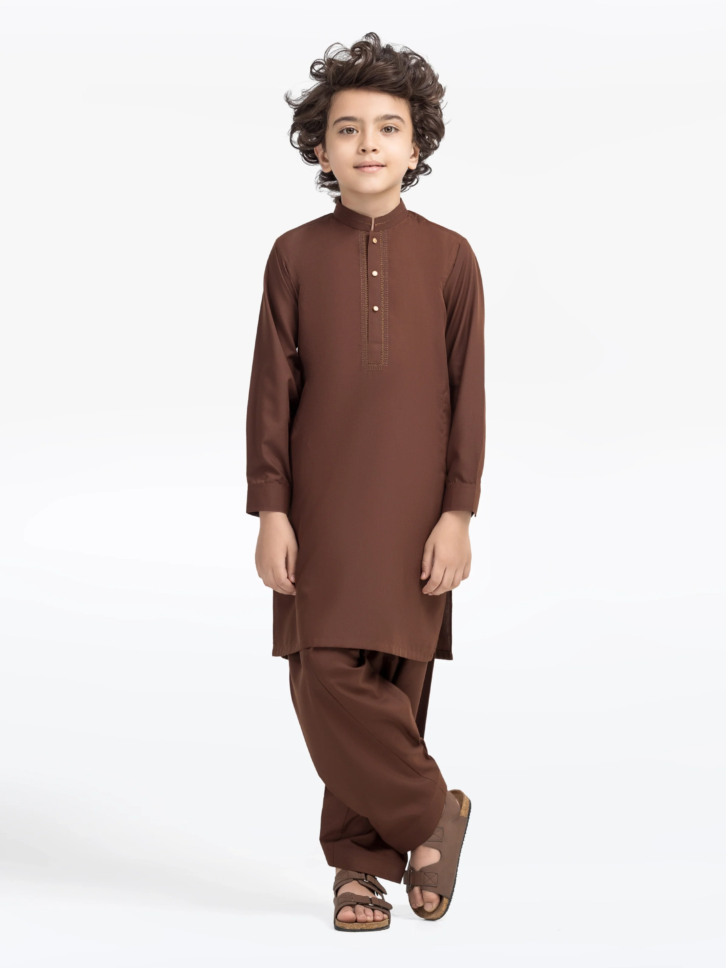 Embroidered Blended Shalwar Kameez - EBTKS5-4022