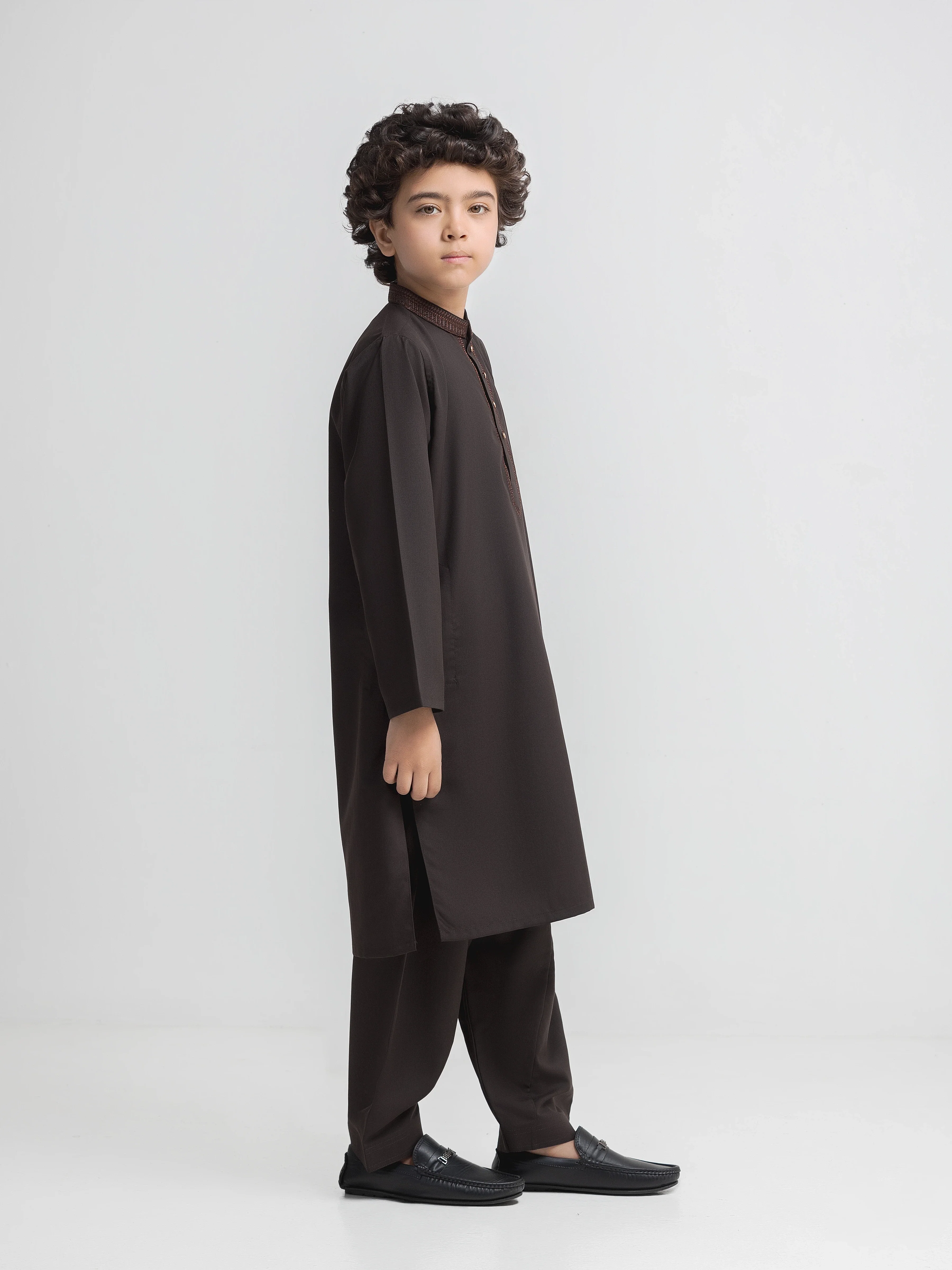 Embroidered Blended Shalwar Kameez - EBTKS6-4108 - Image 4