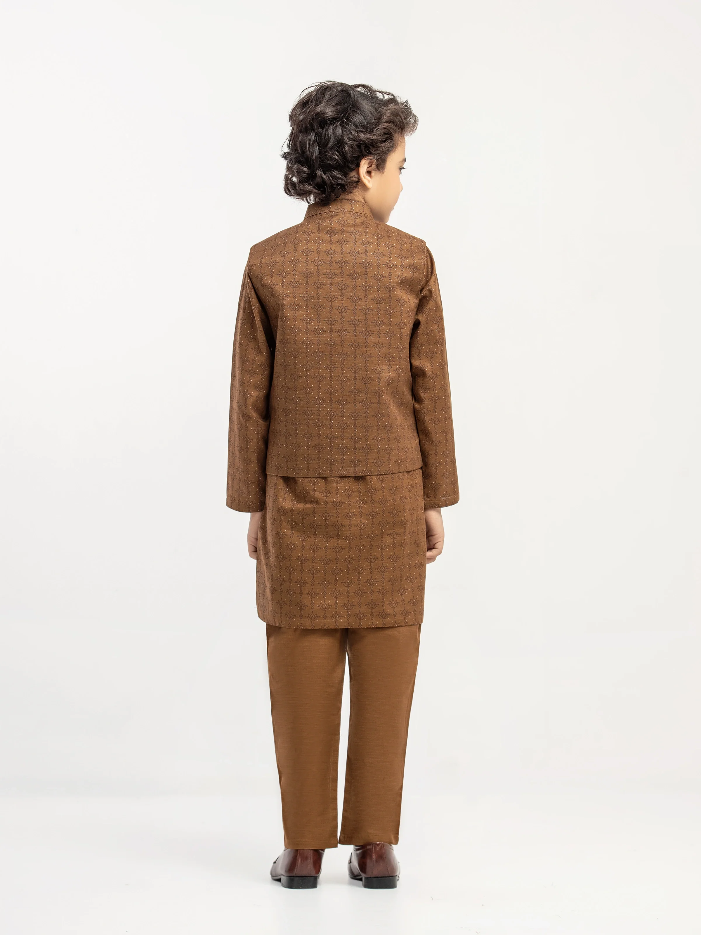 Khaddar Waistcoat Suit - ECBTWCS5-065 - Image 5