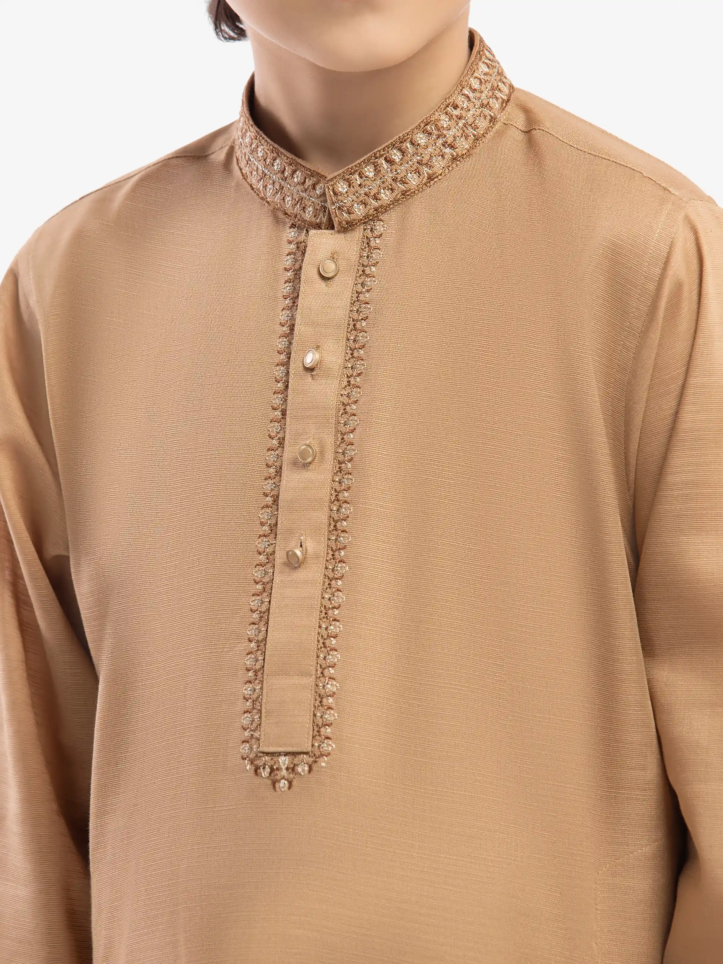 Embroidered Cotton Shalwar Kameez - EBTKS5-4060 - Image 3