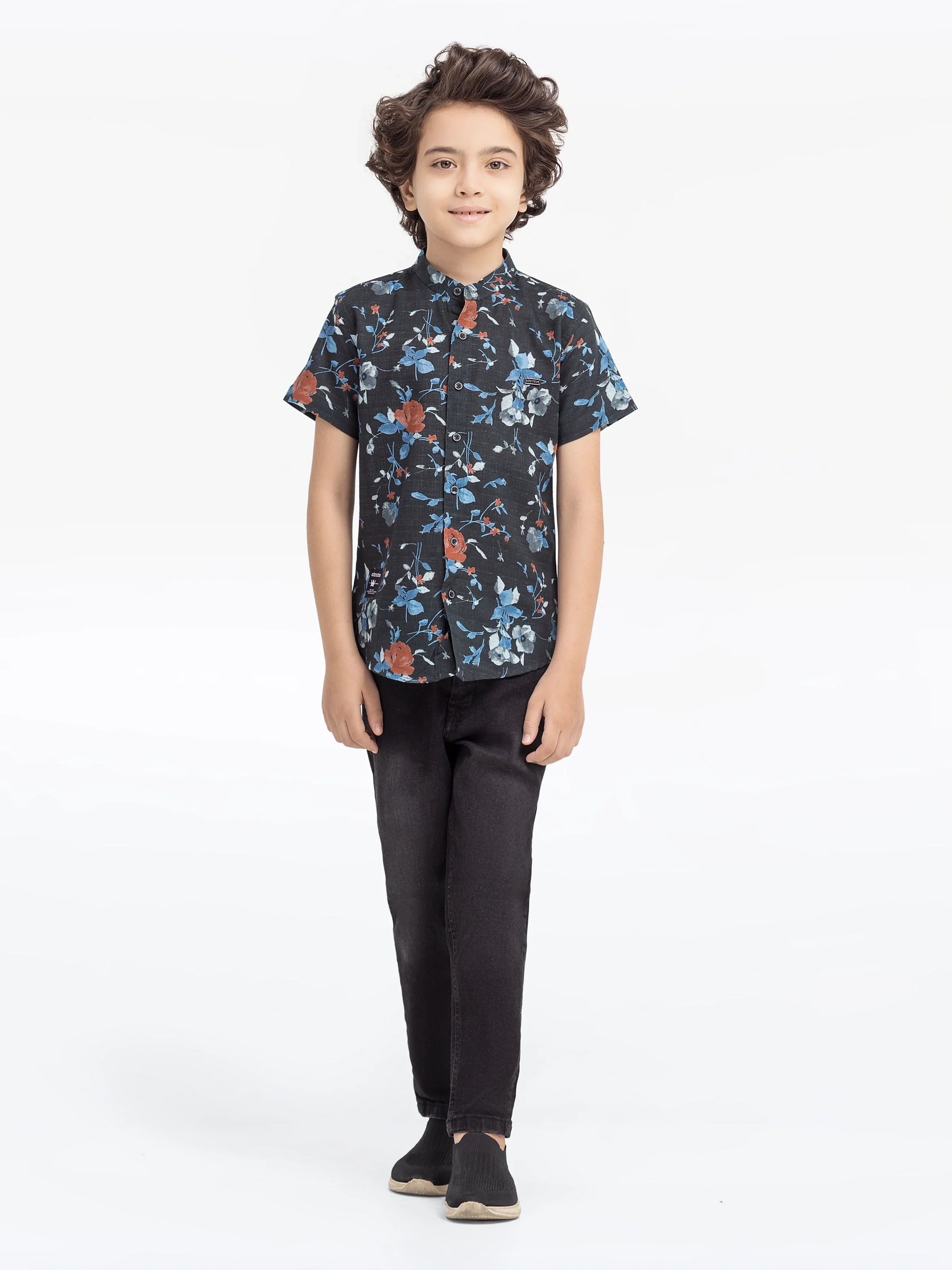 Half Sleeves Printed Shirt - EBTS5-27598 - Image 2