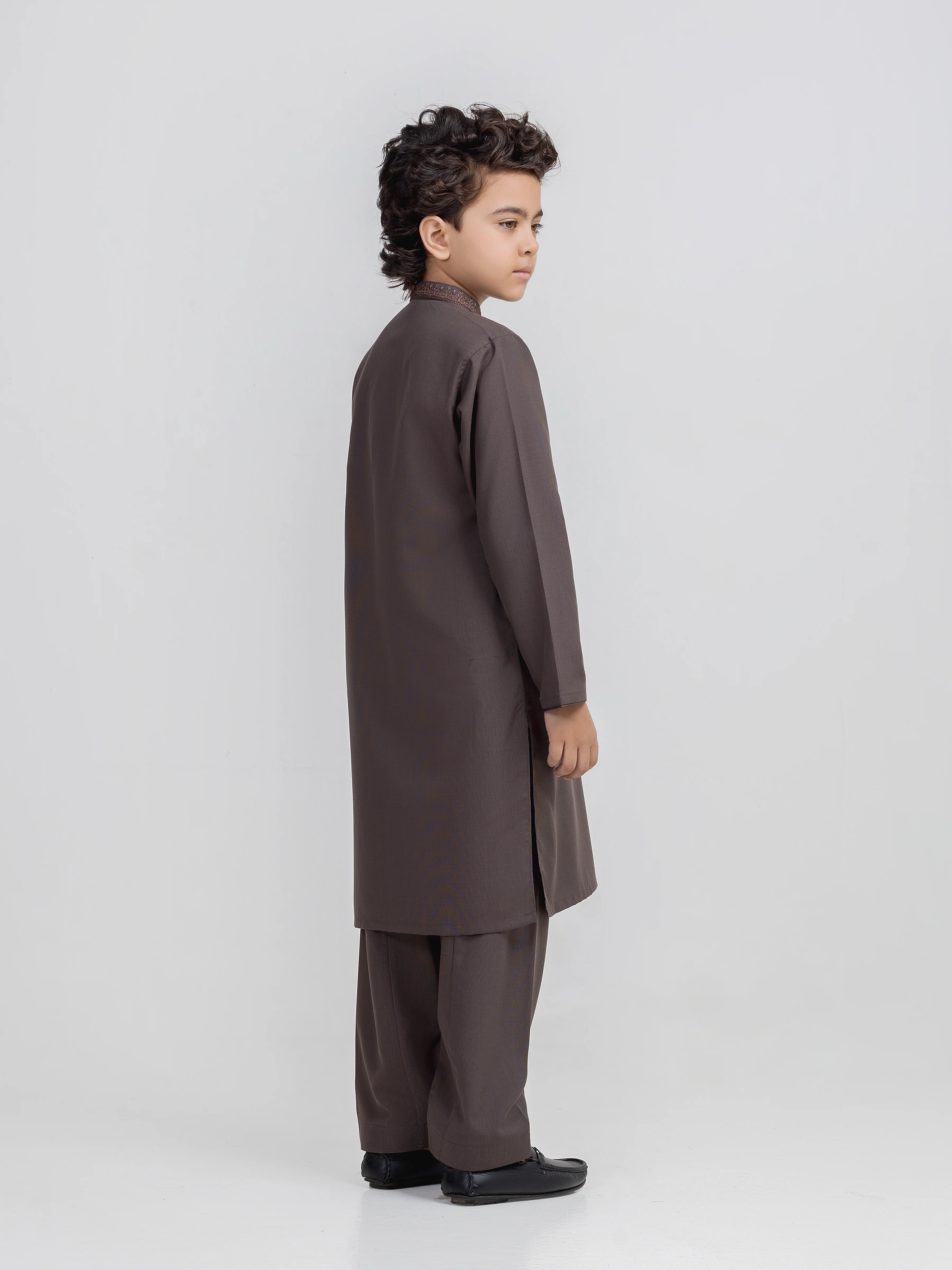Embroidered Blended Shalwar Kameez - EBTKS6-4117 - Image 5