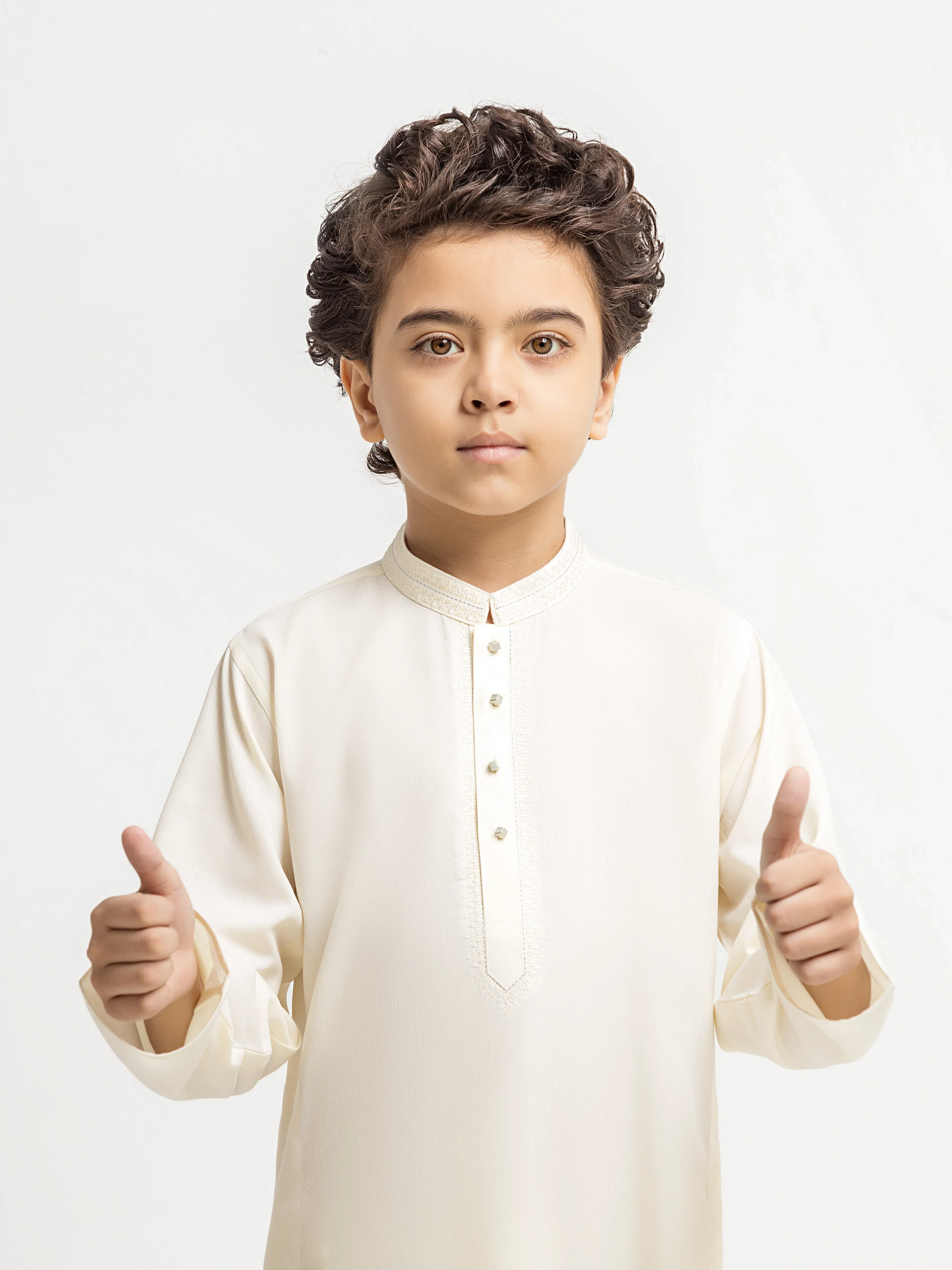 Embroidered Blended Shalwar Kameez - EBTKS6-4088 - Image 2