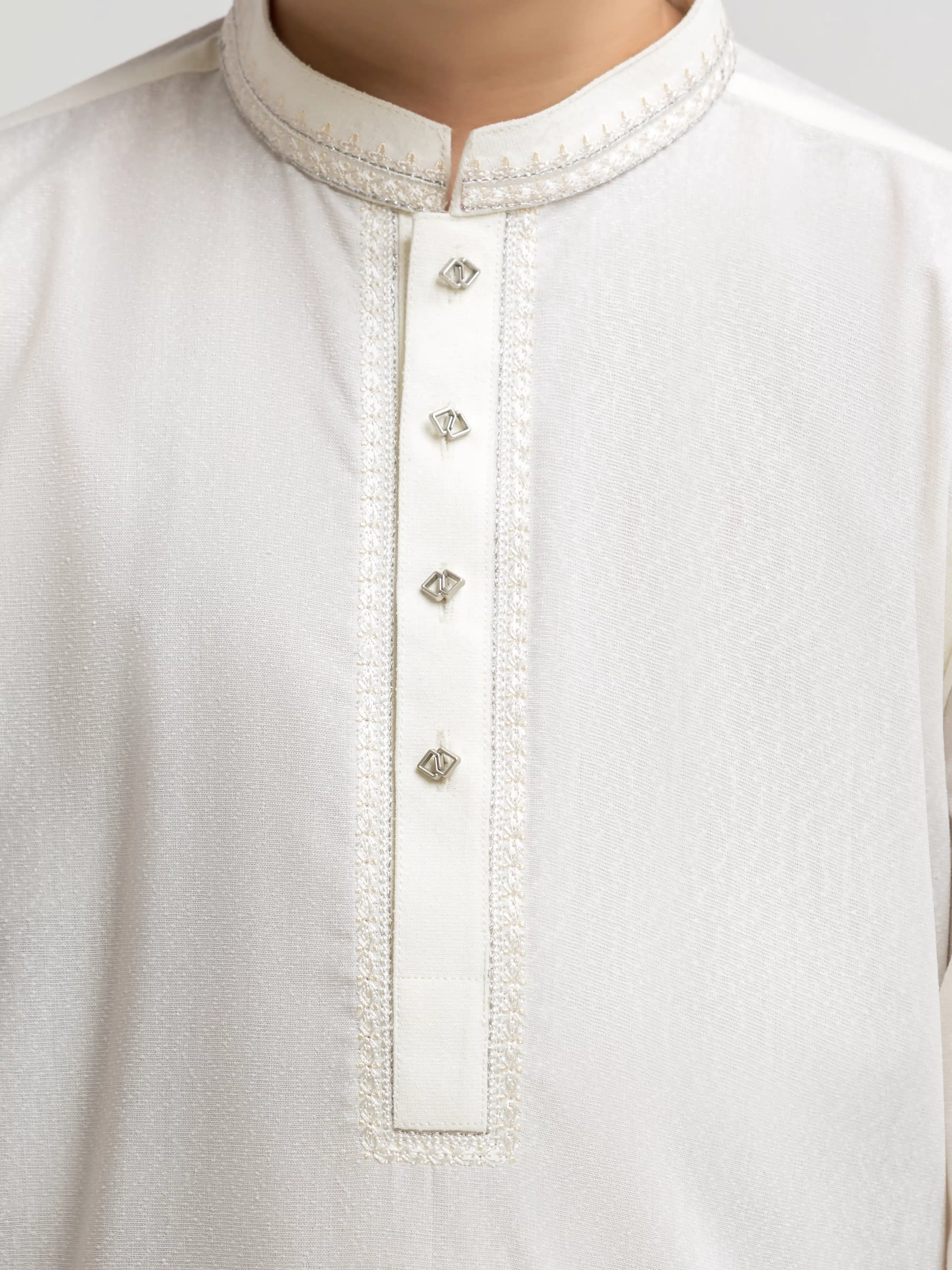 Embroidered Blended Shalwar Kameez - EBTKS6-4093 - Image 3
