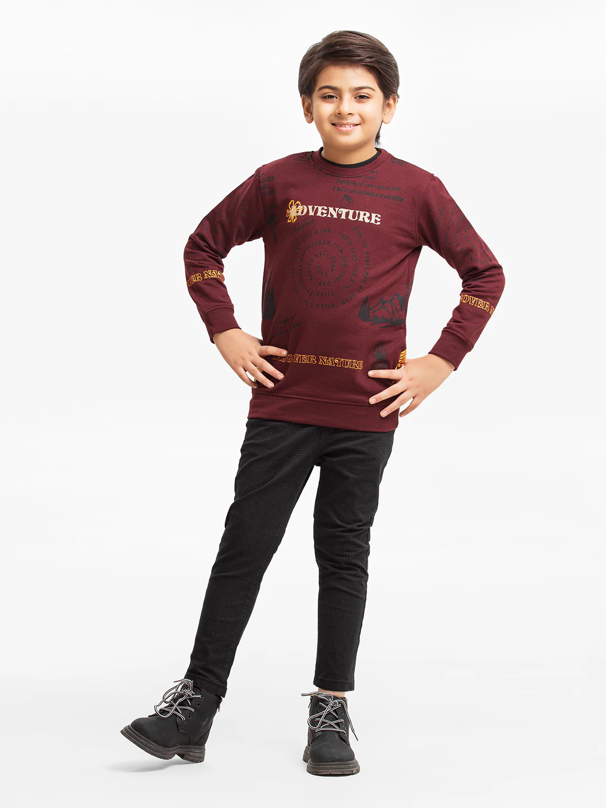 Crew Neck Adventure Sweatshirt - EBTSS23-003 - Image 3