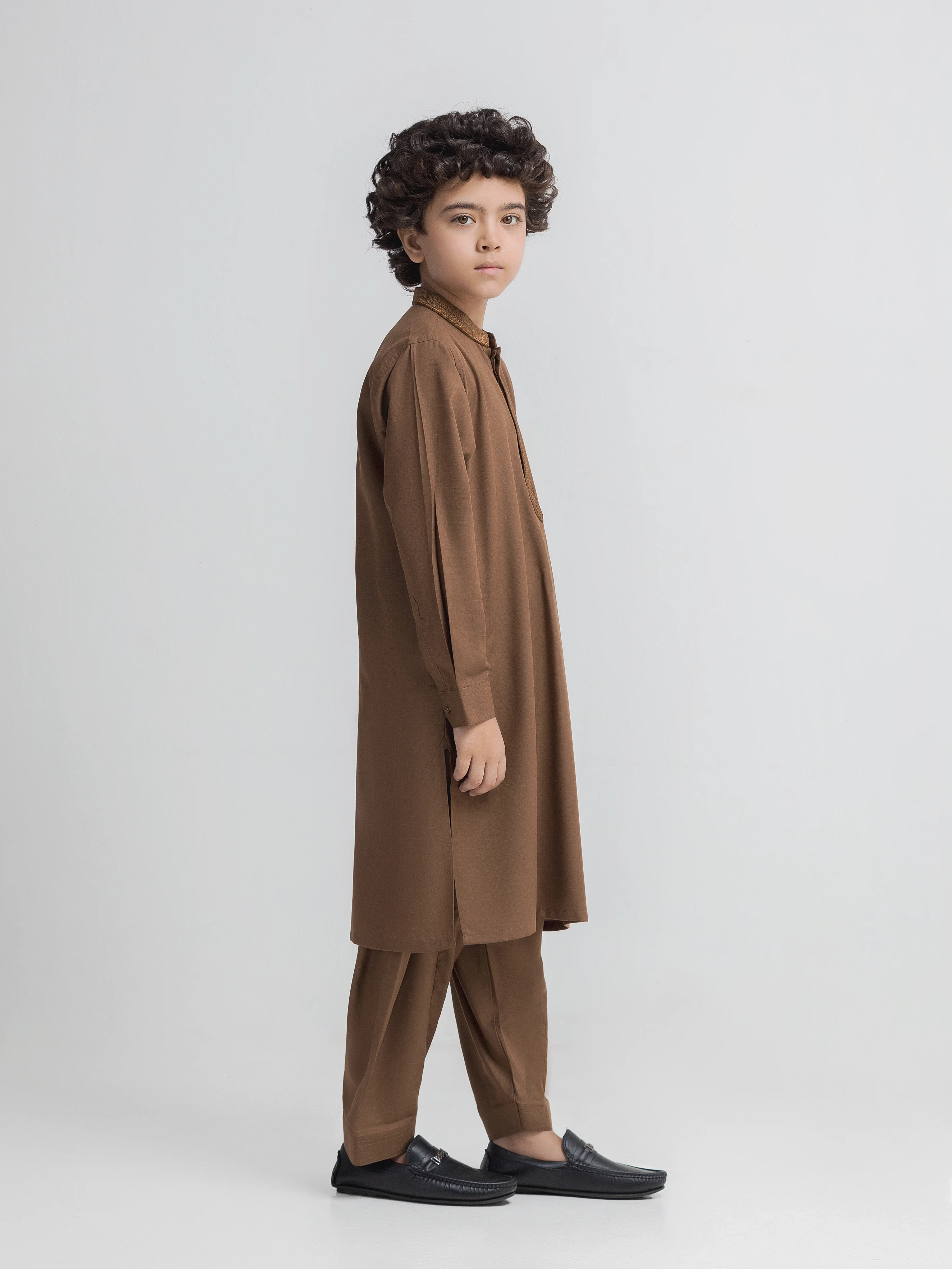 Embroidered Blended Shalwar Kameez - EBTKS6-4105 - Image 5