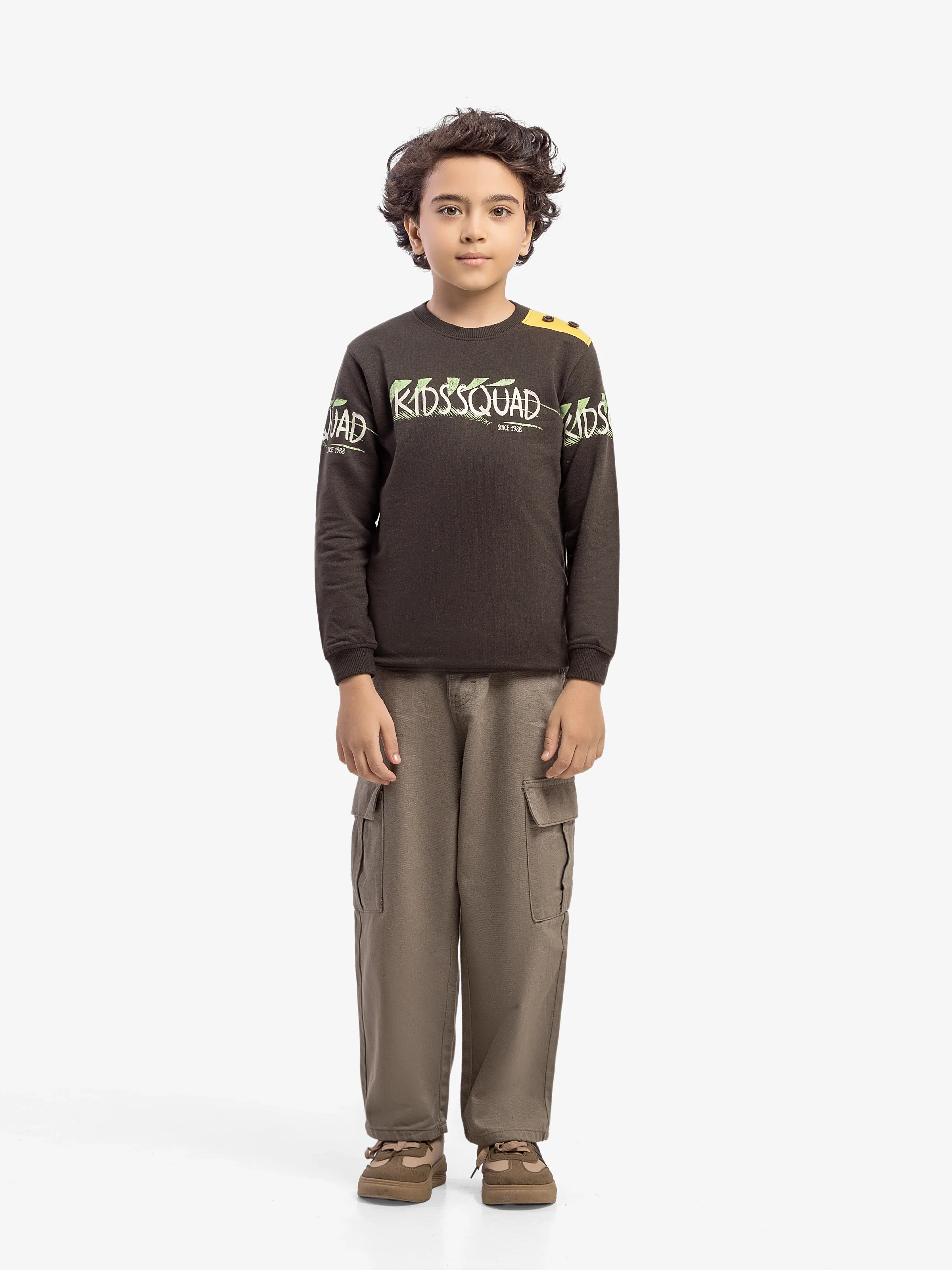 Crew Neck Kids Squad Sweatshirt - EBTSS5-014 - Image 3