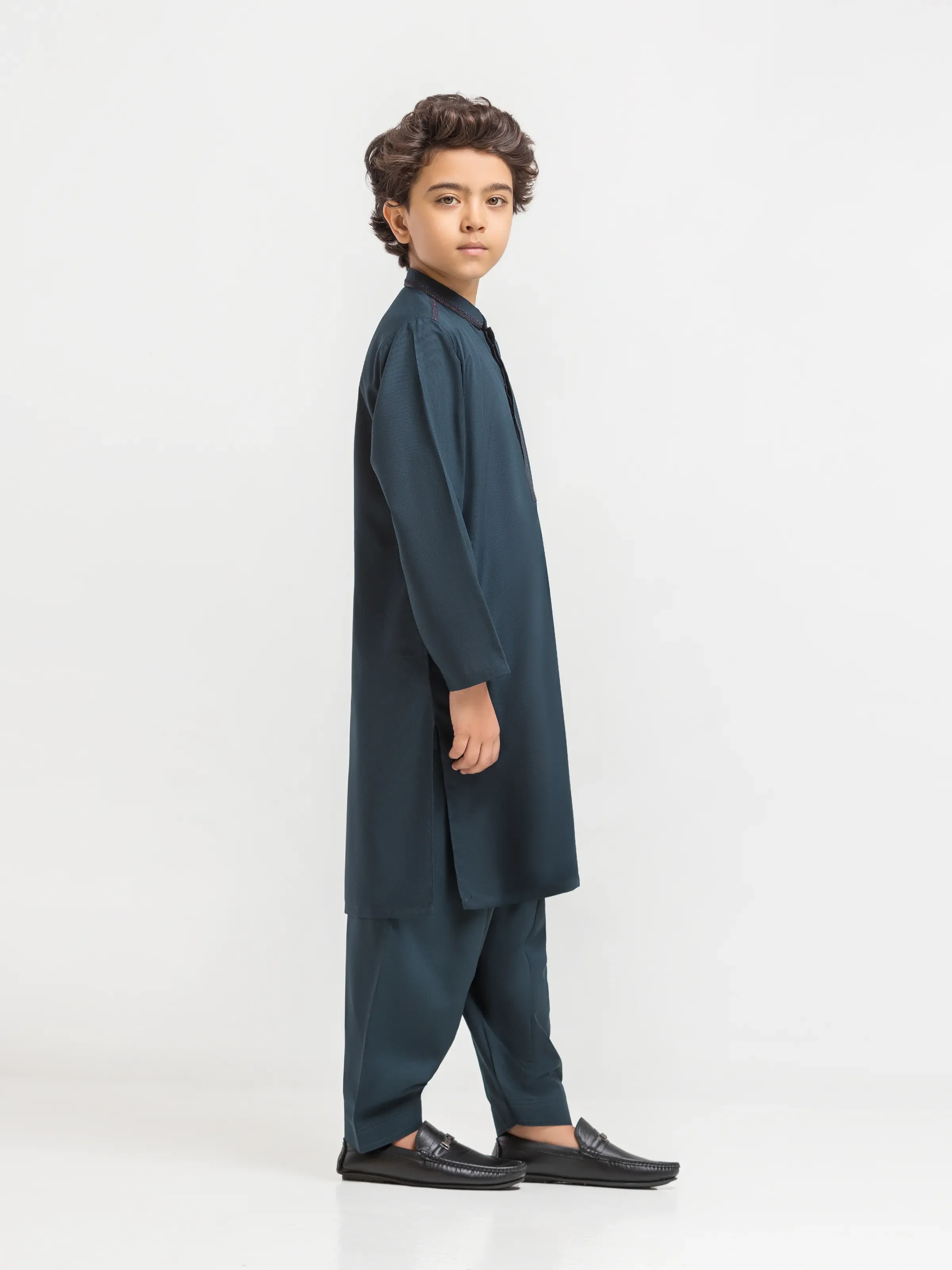 Embroidered Blended Shalwar Kameez - EBTKS6-4087 - Image 4