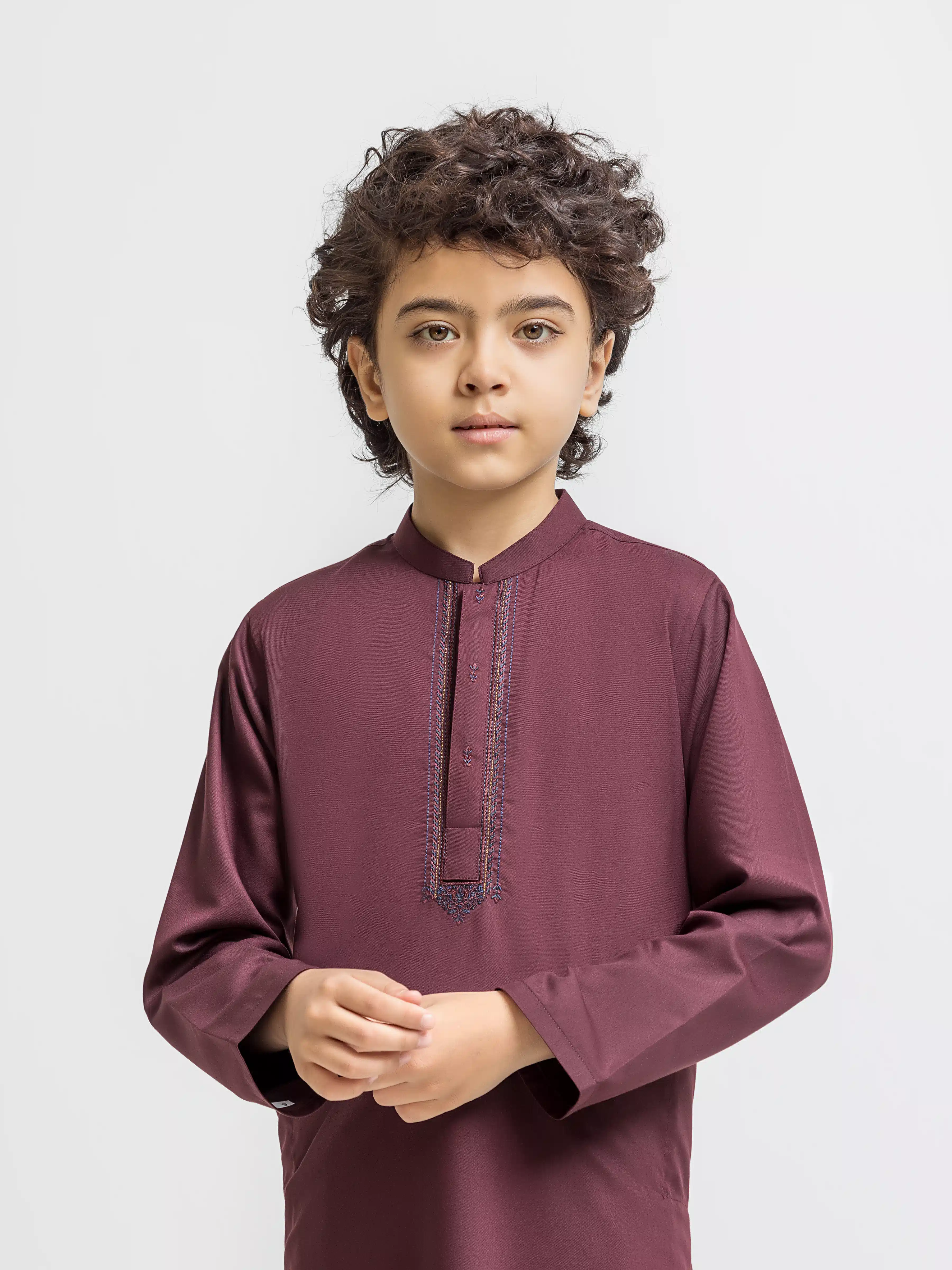 Embroidered Blended Shalwar Kameez - EBTKS5-4062 - Image 2