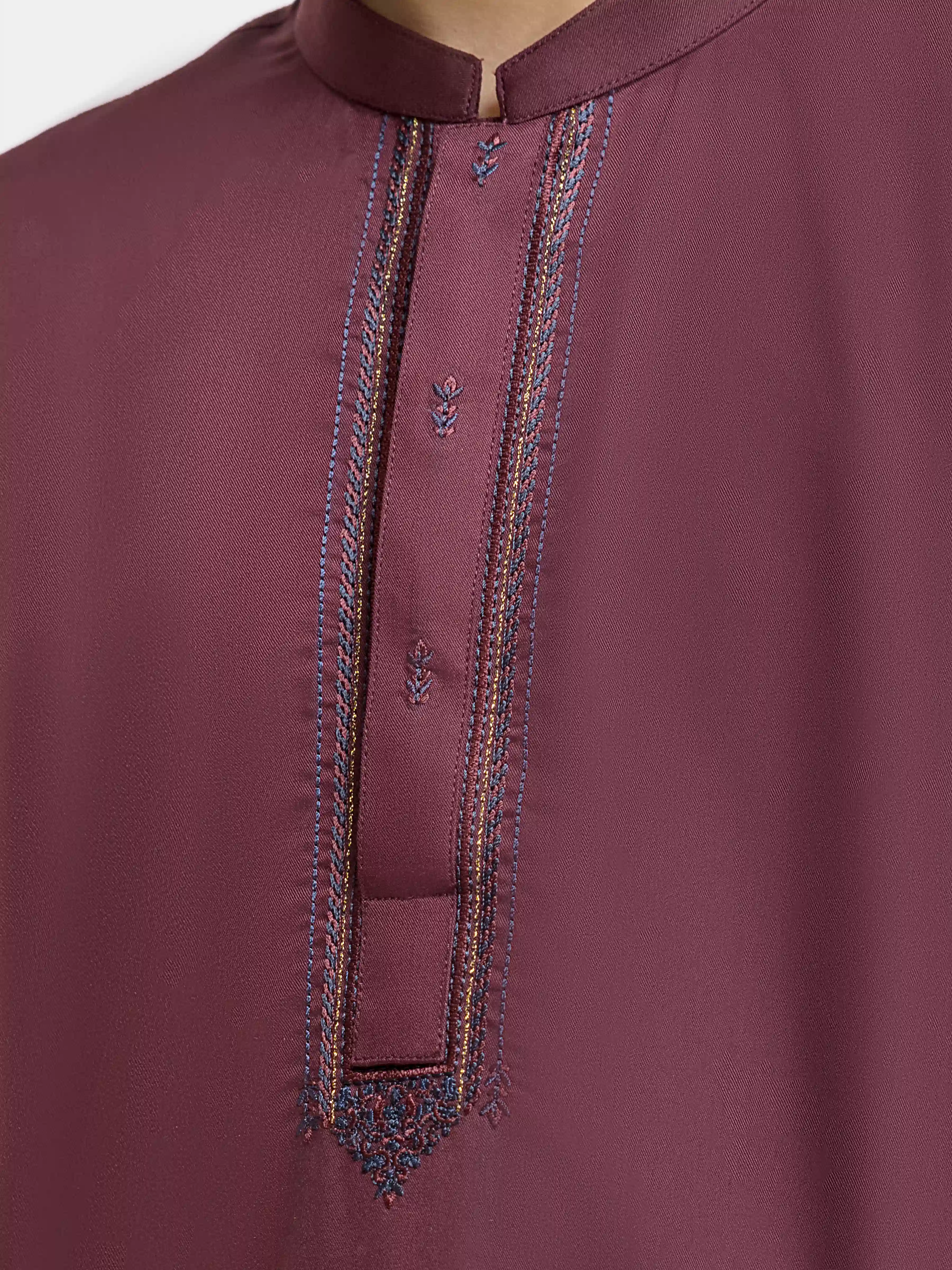 Embroidered Blended Shalwar Kameez - EBTKS5-4062 - Image 3