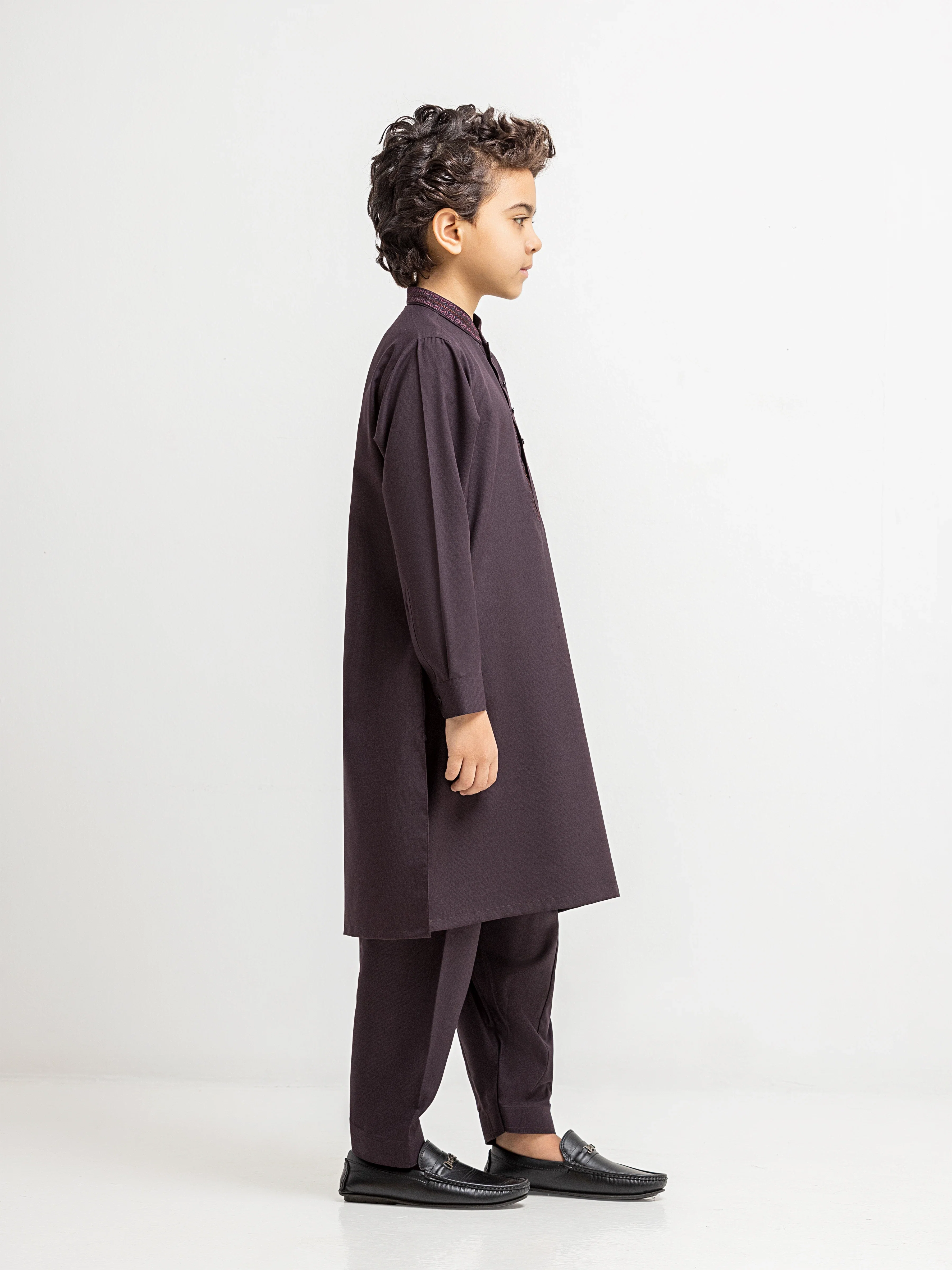 Embroidered Blended Shalwar Kameez - EBTKS6-4091 - Image 4