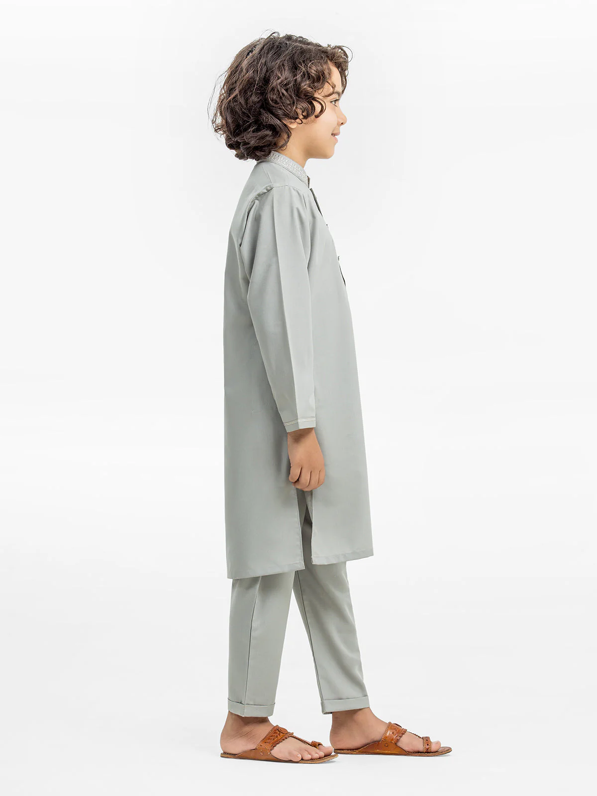 Embroidered Blended Kurta Pajama - EBTKP24-004 - Image 3