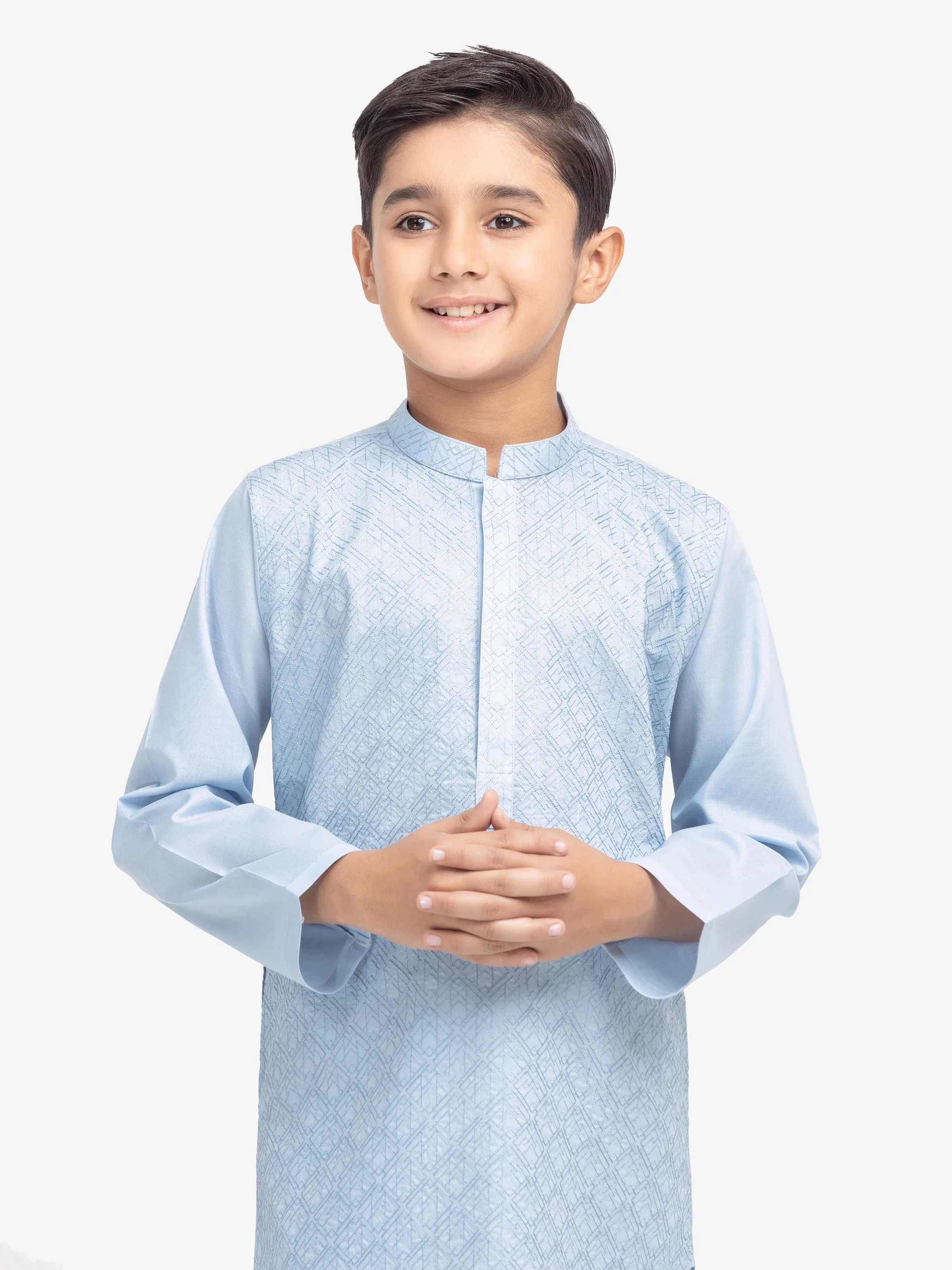Embroidered Cambric Kurta - EBTK25-4000 - Image 2