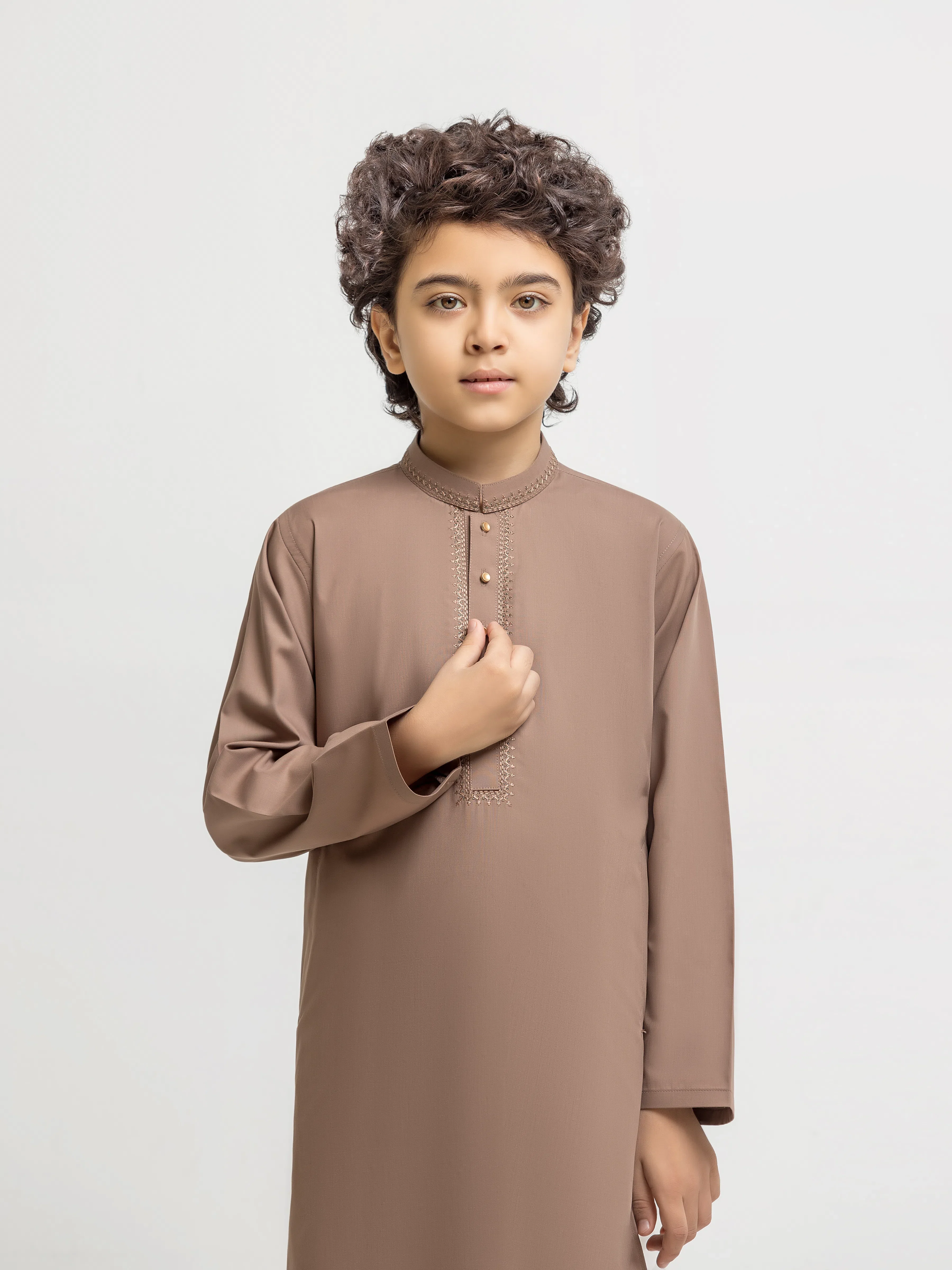Embroidered Blended Shalwar Kameez - EBTKS5-4072 - Image 2