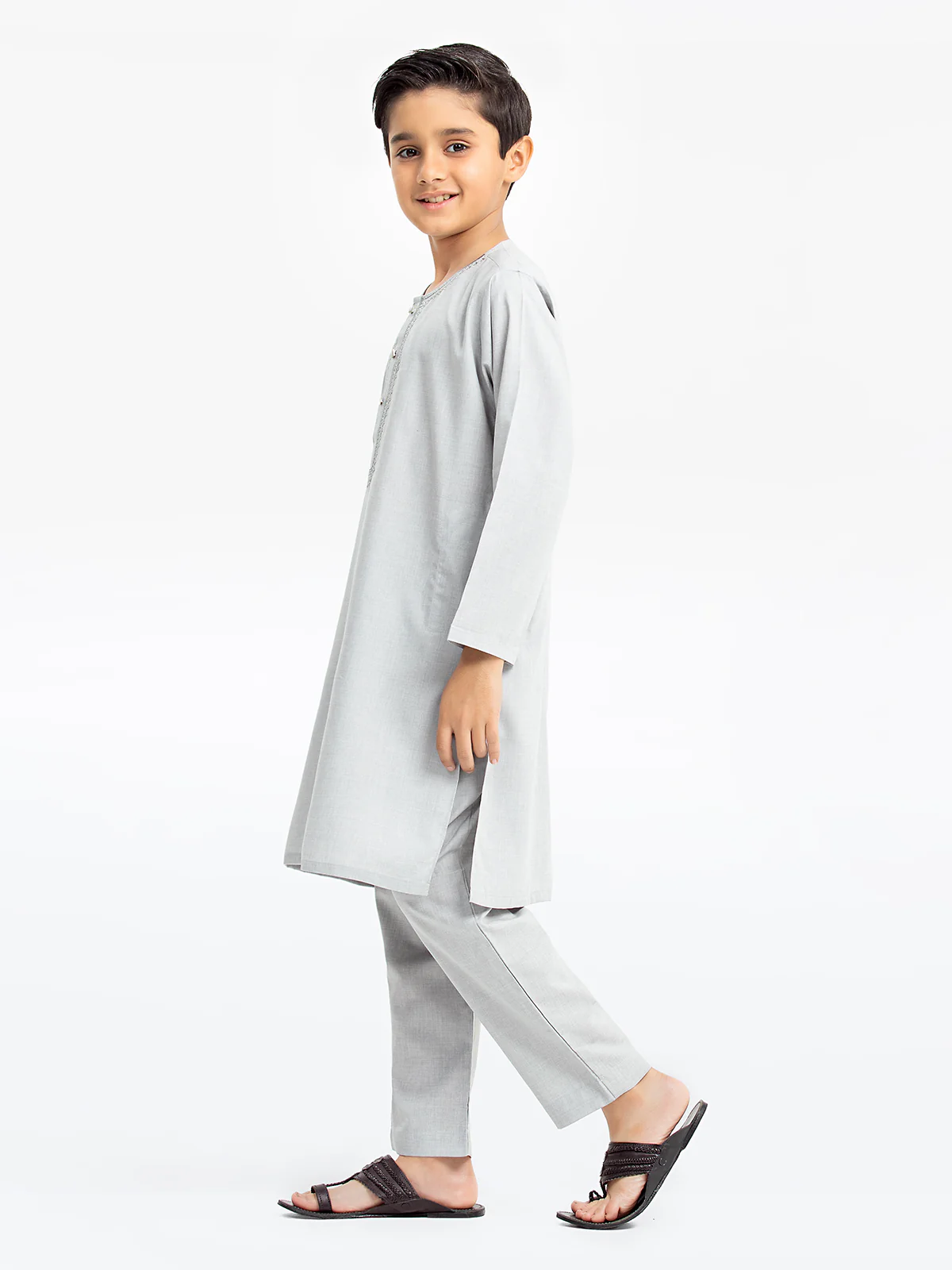 Embroidered Blended Shalwar Kameez - EBTKS24-3913 - Image 4