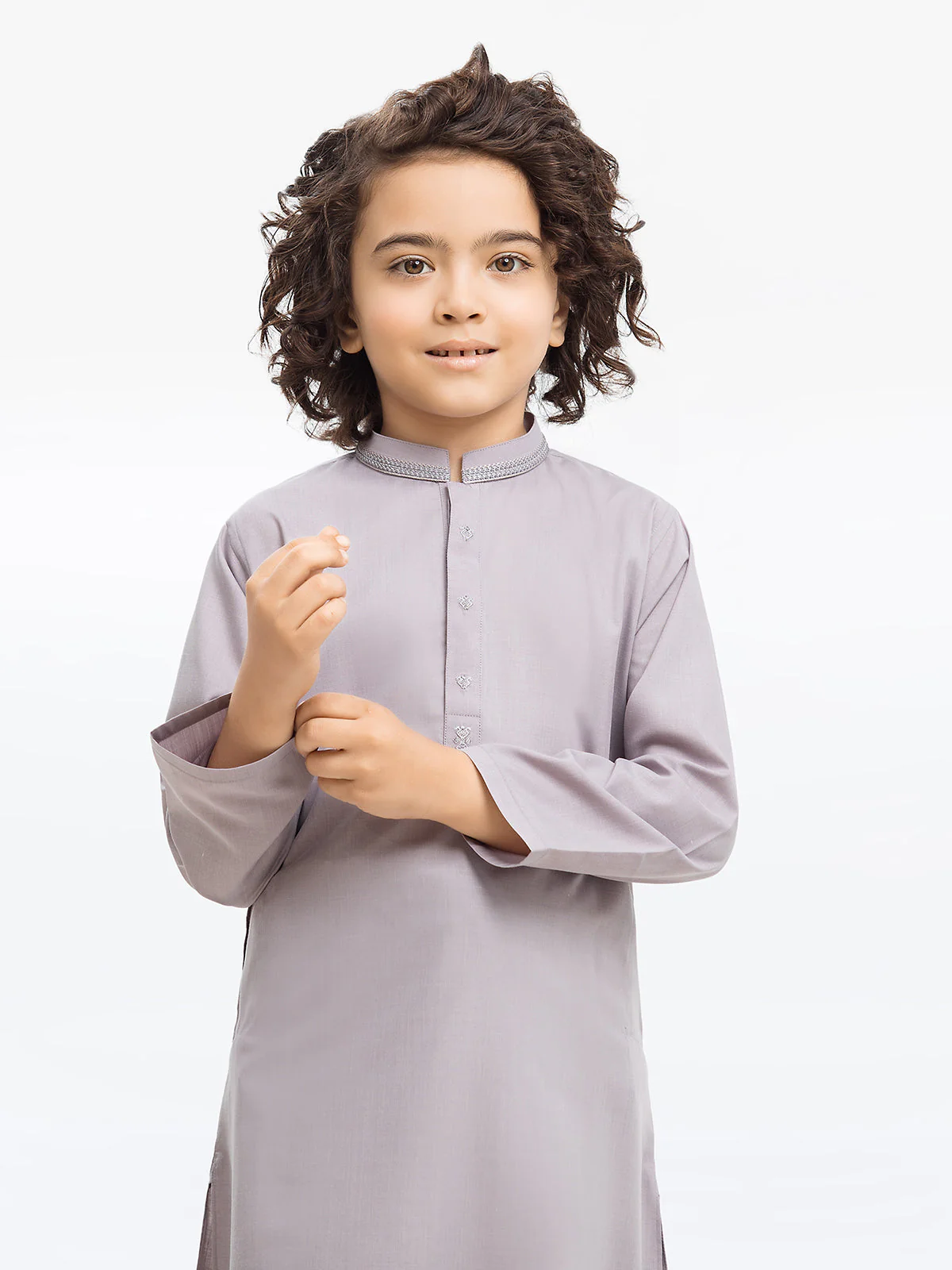 Embroidered Blended Shalwar Kameez - EBTKS24-3942 - Image 2
