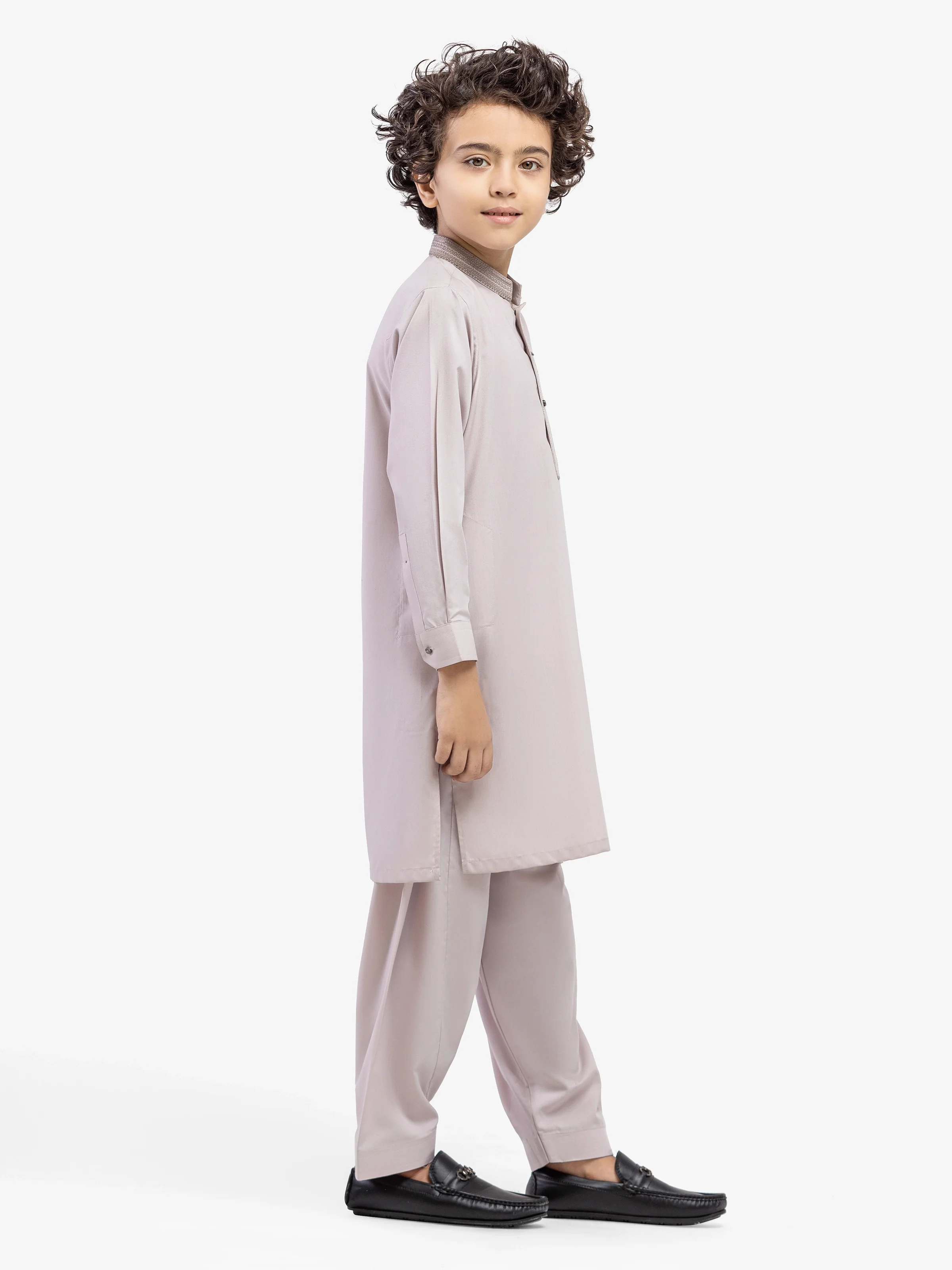Embroidered Blended Shalwar Kameez - EBTKS5-4036 - Image 4