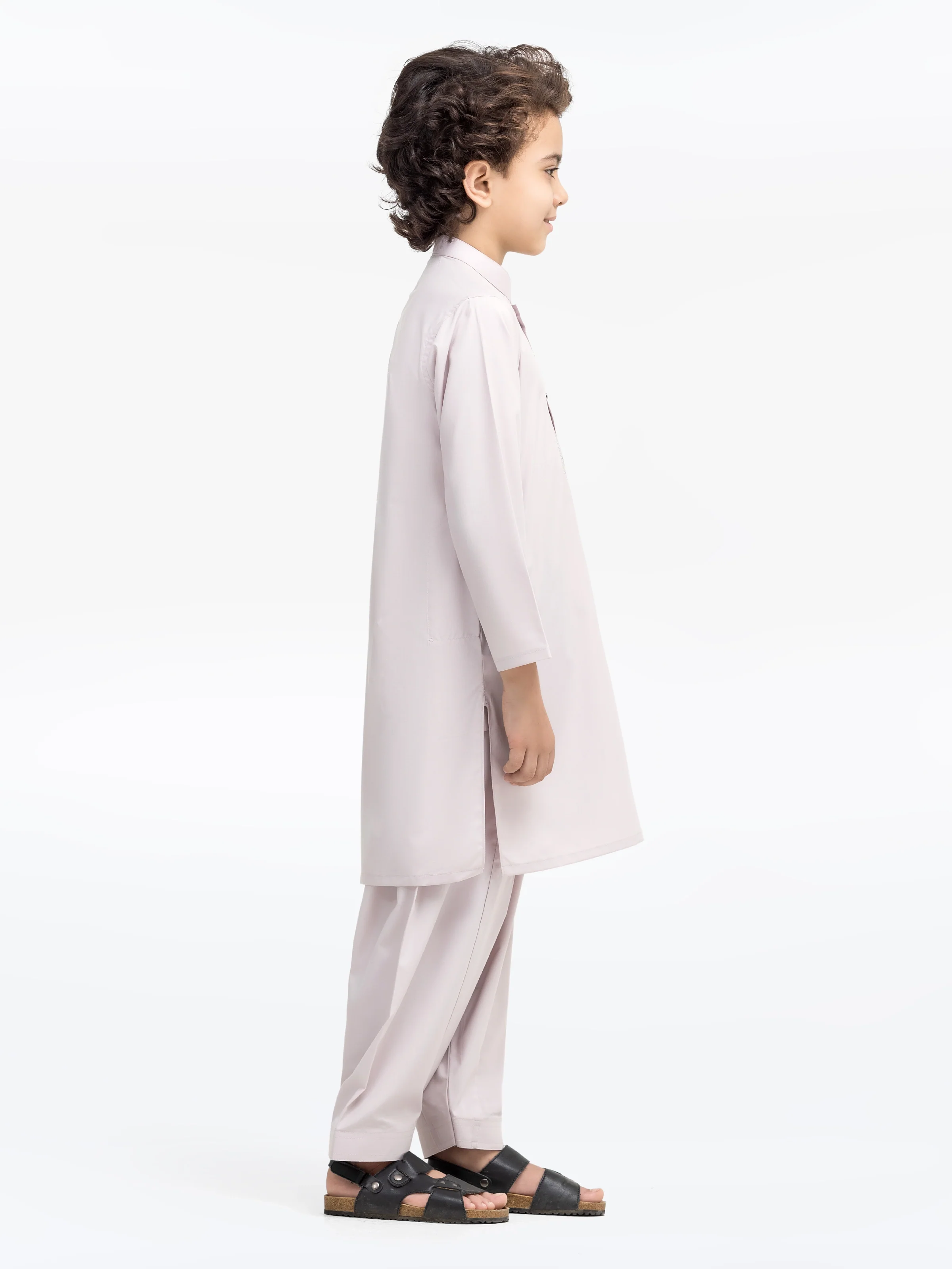 Embroidered Blended Shalwar Kameez - EBTKS5-4015 - Image 3