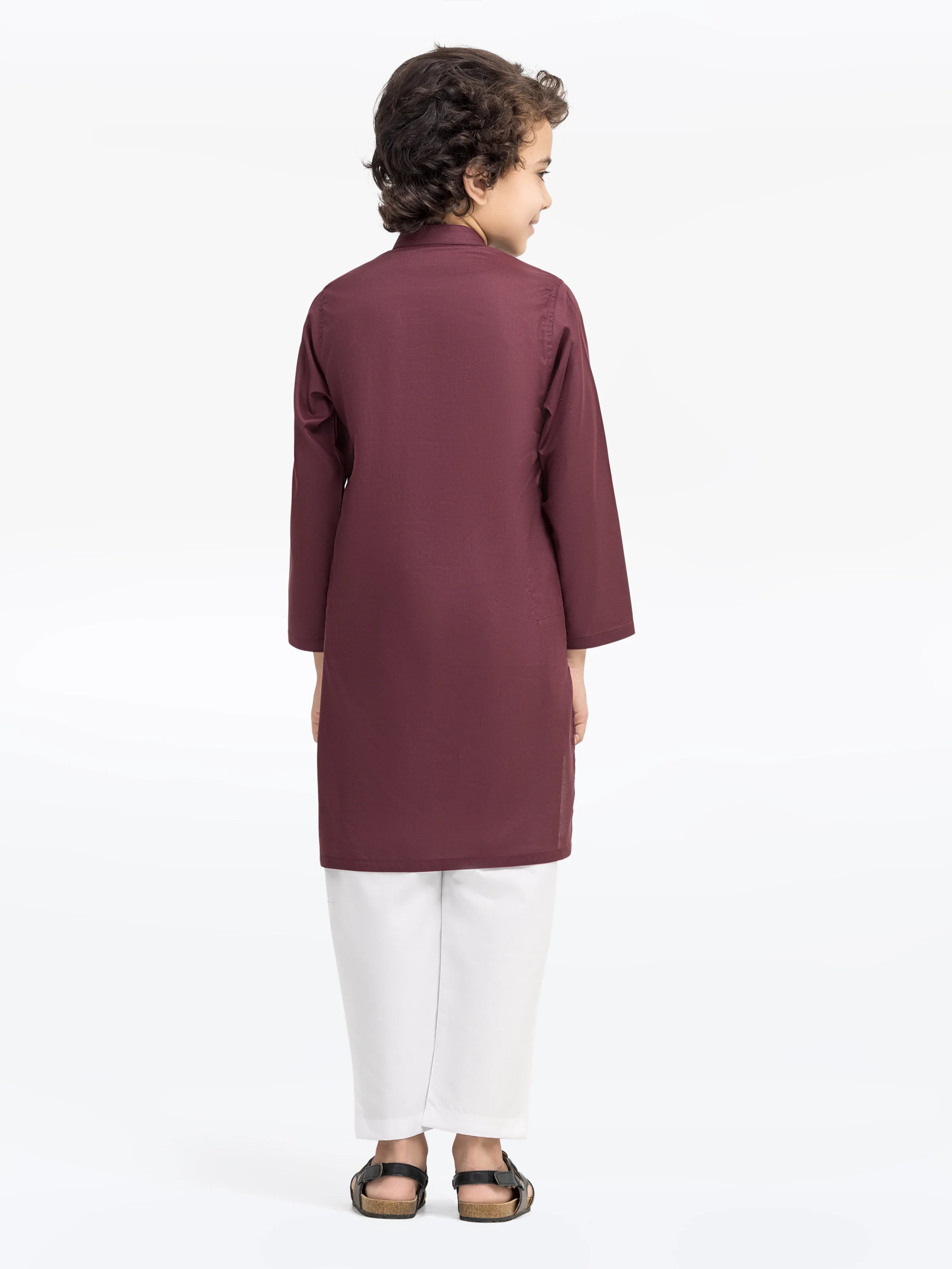 Embroidered Cotton Kurta - EBTK25-3997 - Image 5