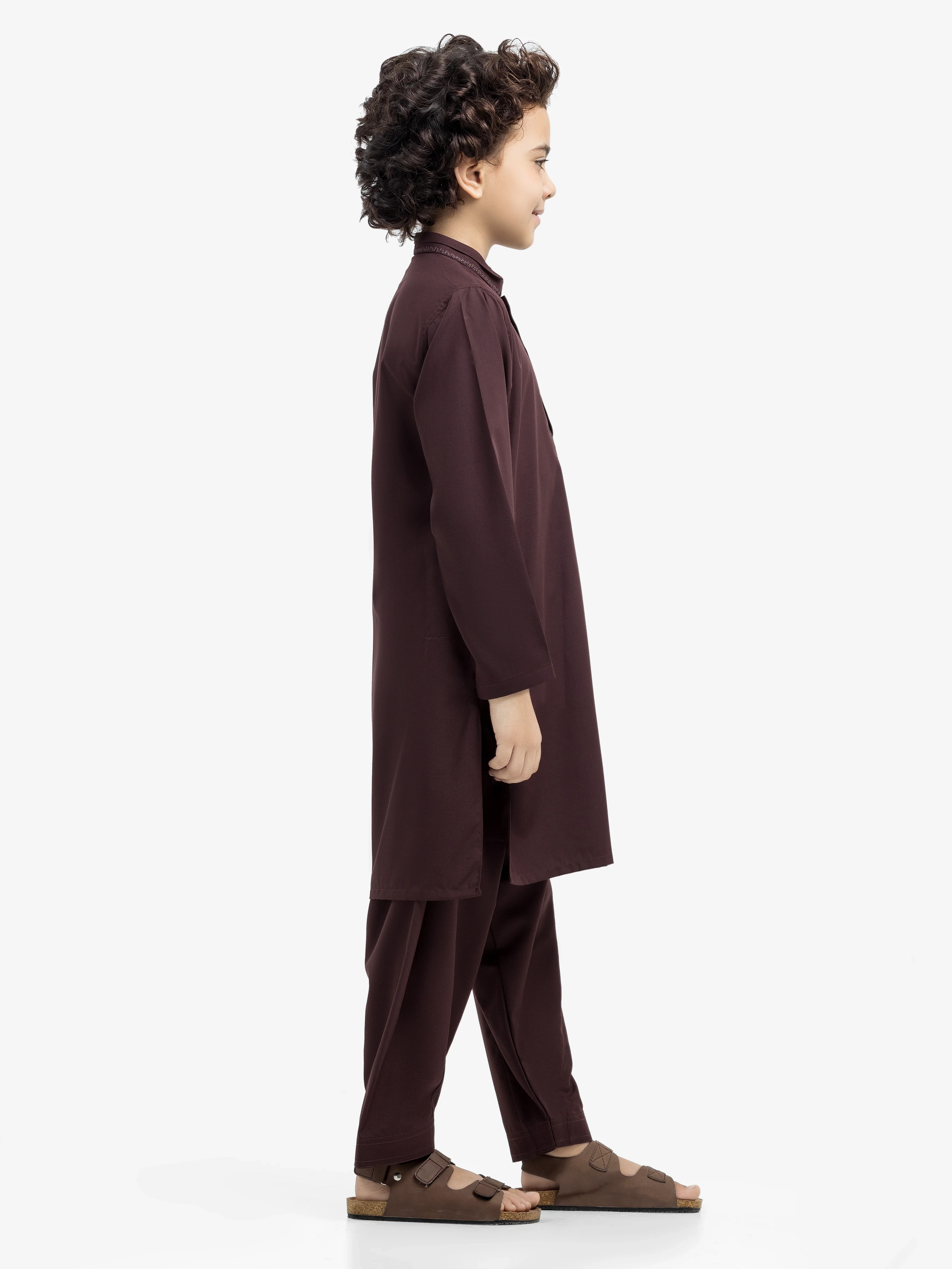 Embroidered Blended Shalwar Kameez - EBTKS24-3975 - Image 4