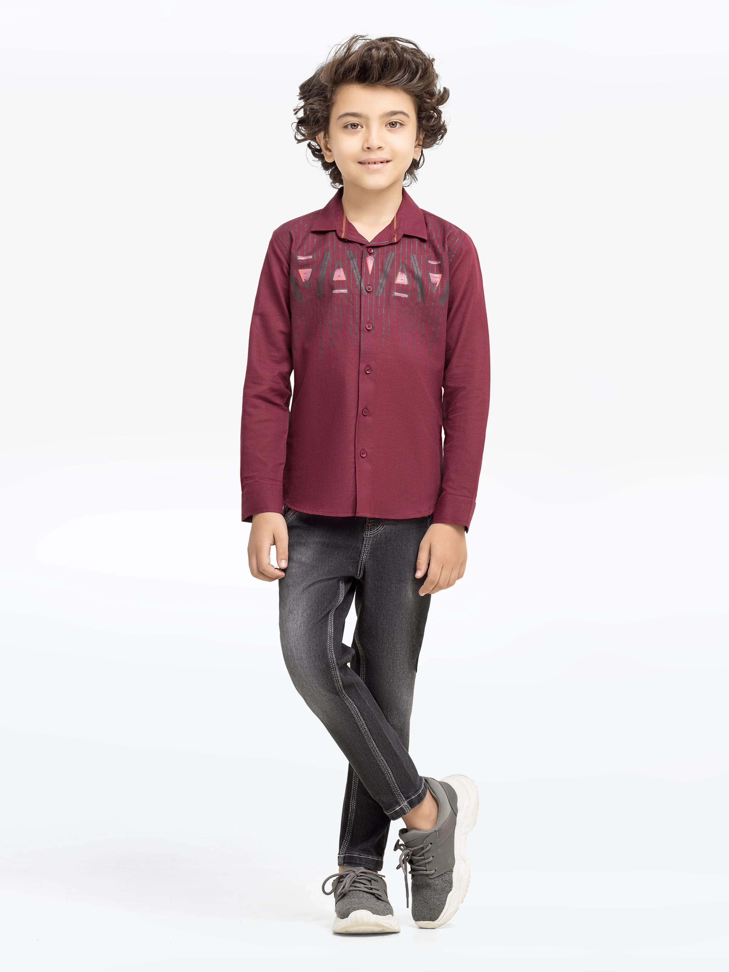 Printed Shirt - EBTS5-27586 - Image 2