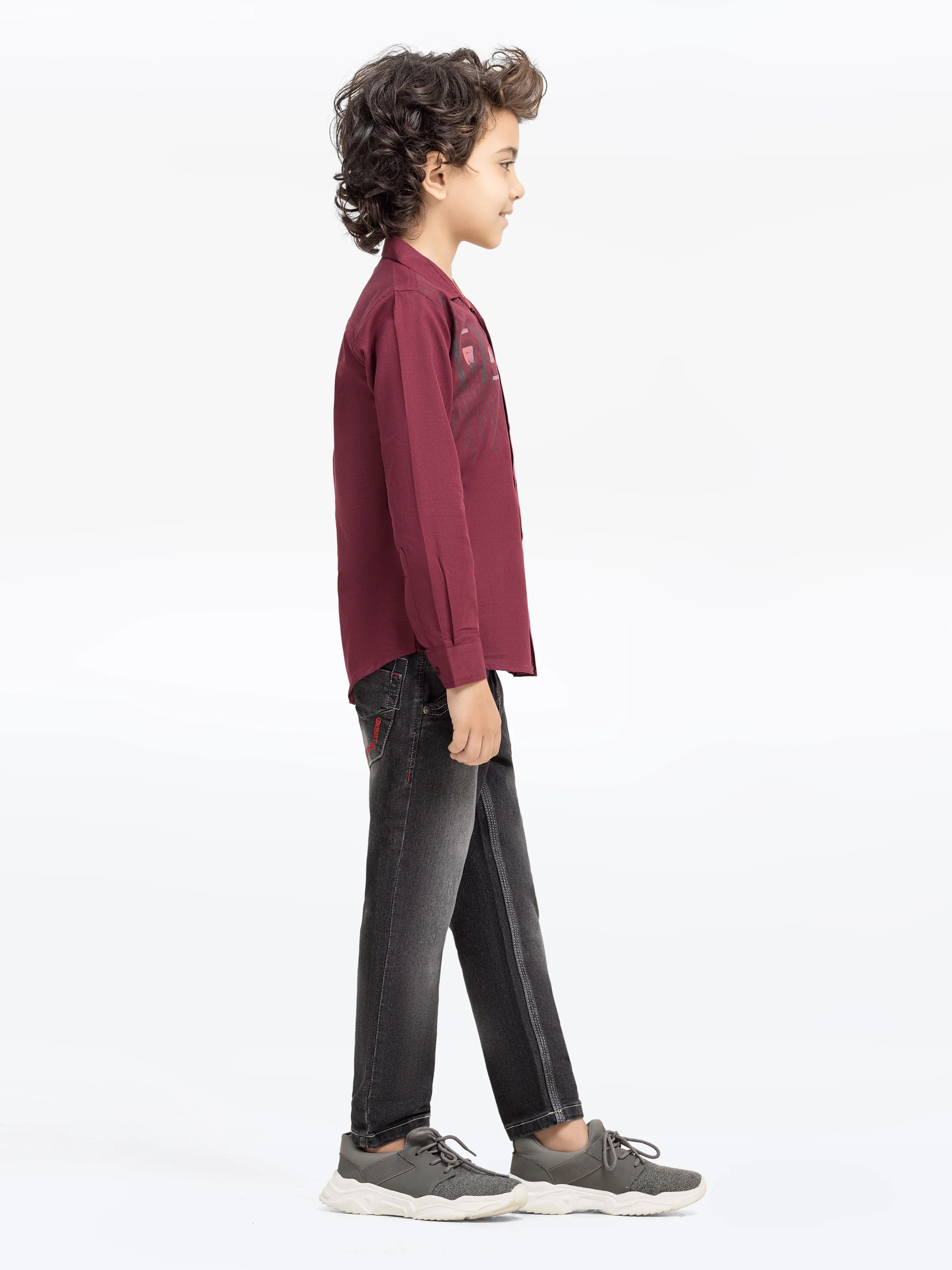 Printed Shirt - EBTS5-27586 - Image 4
