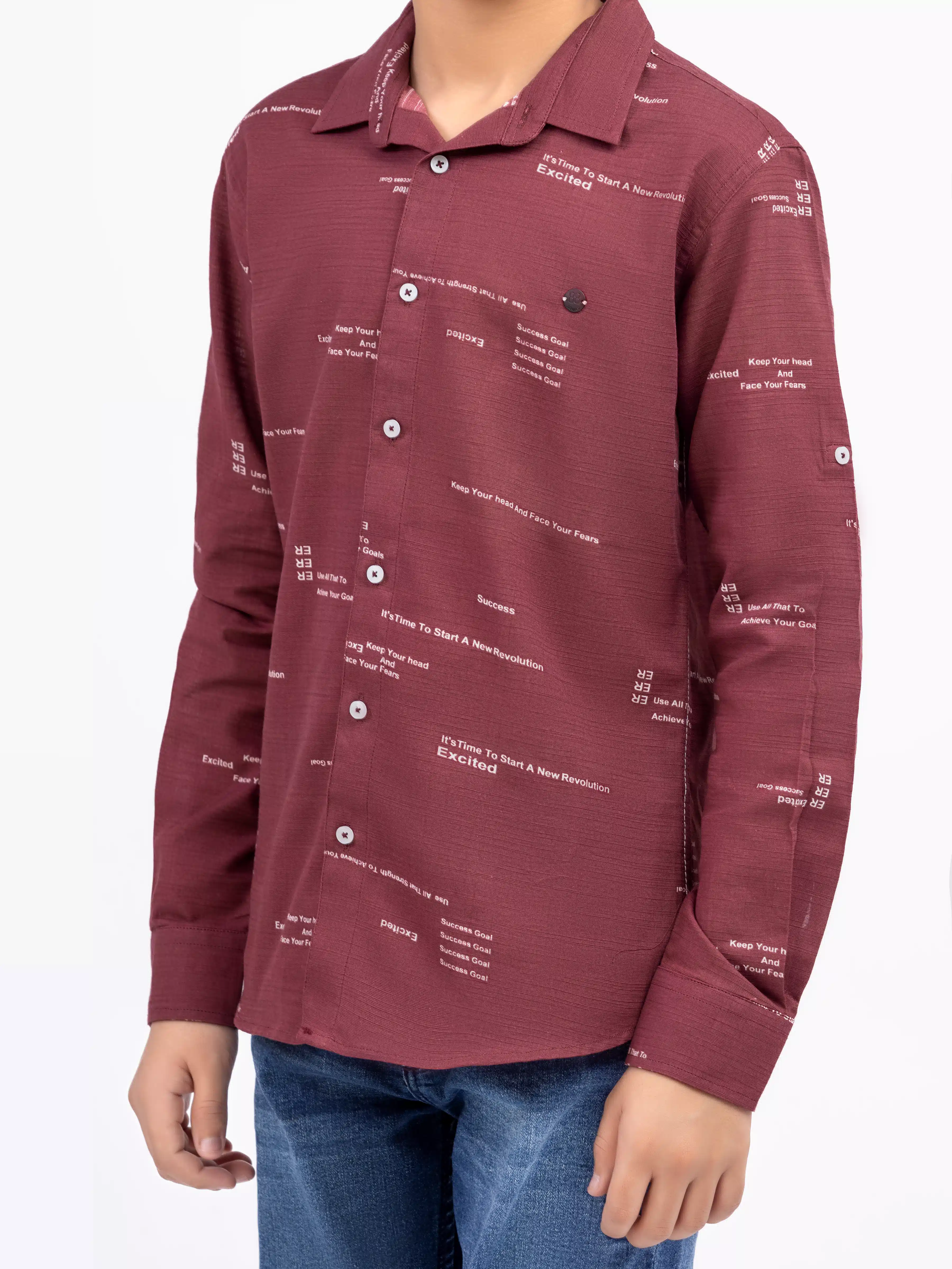 Typographic Shirt - EBTS5-27602 - Image 4