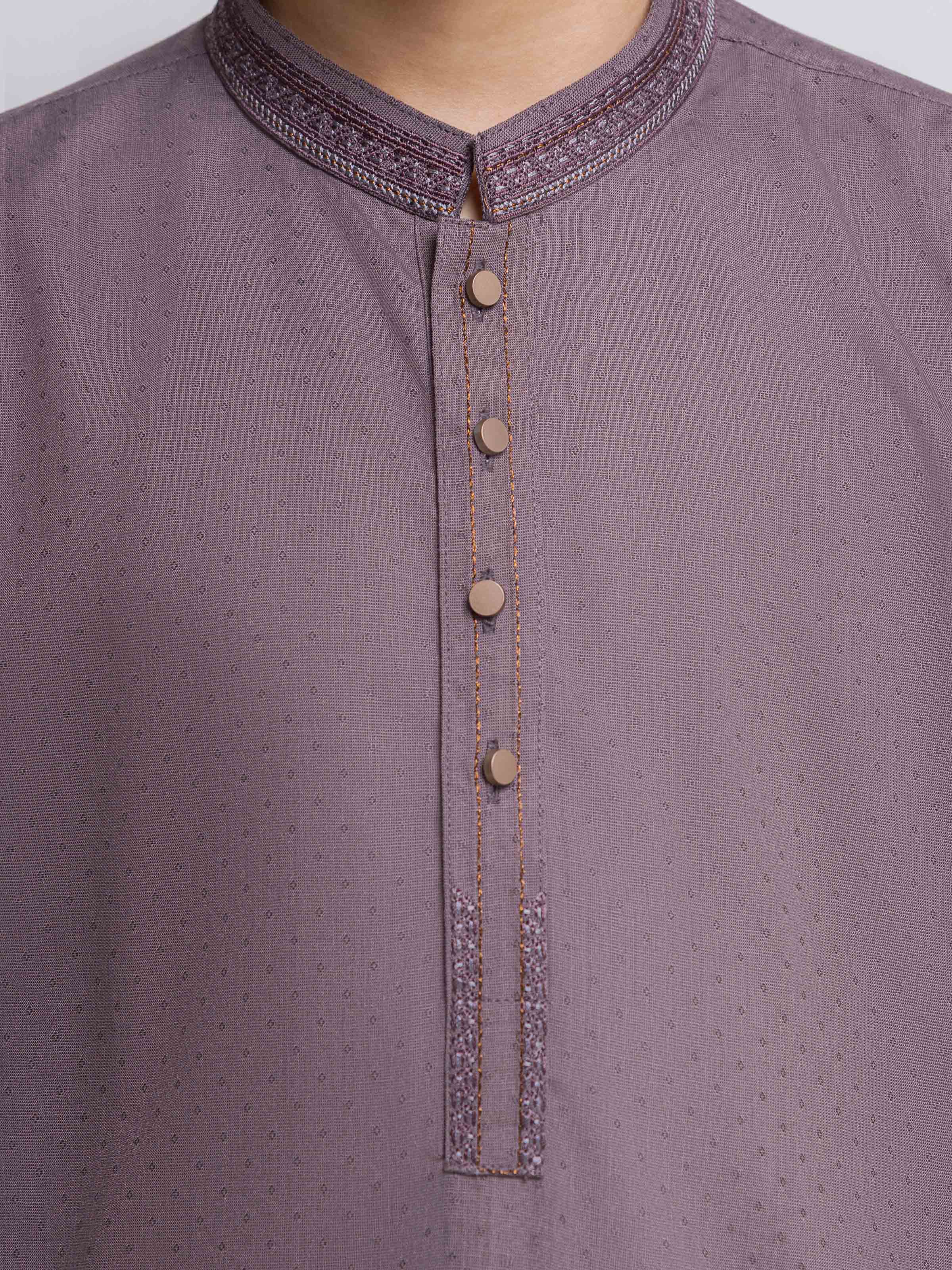 Embroidered Blended Shalwar Kameez - EBTKS6-4097 - Image 3