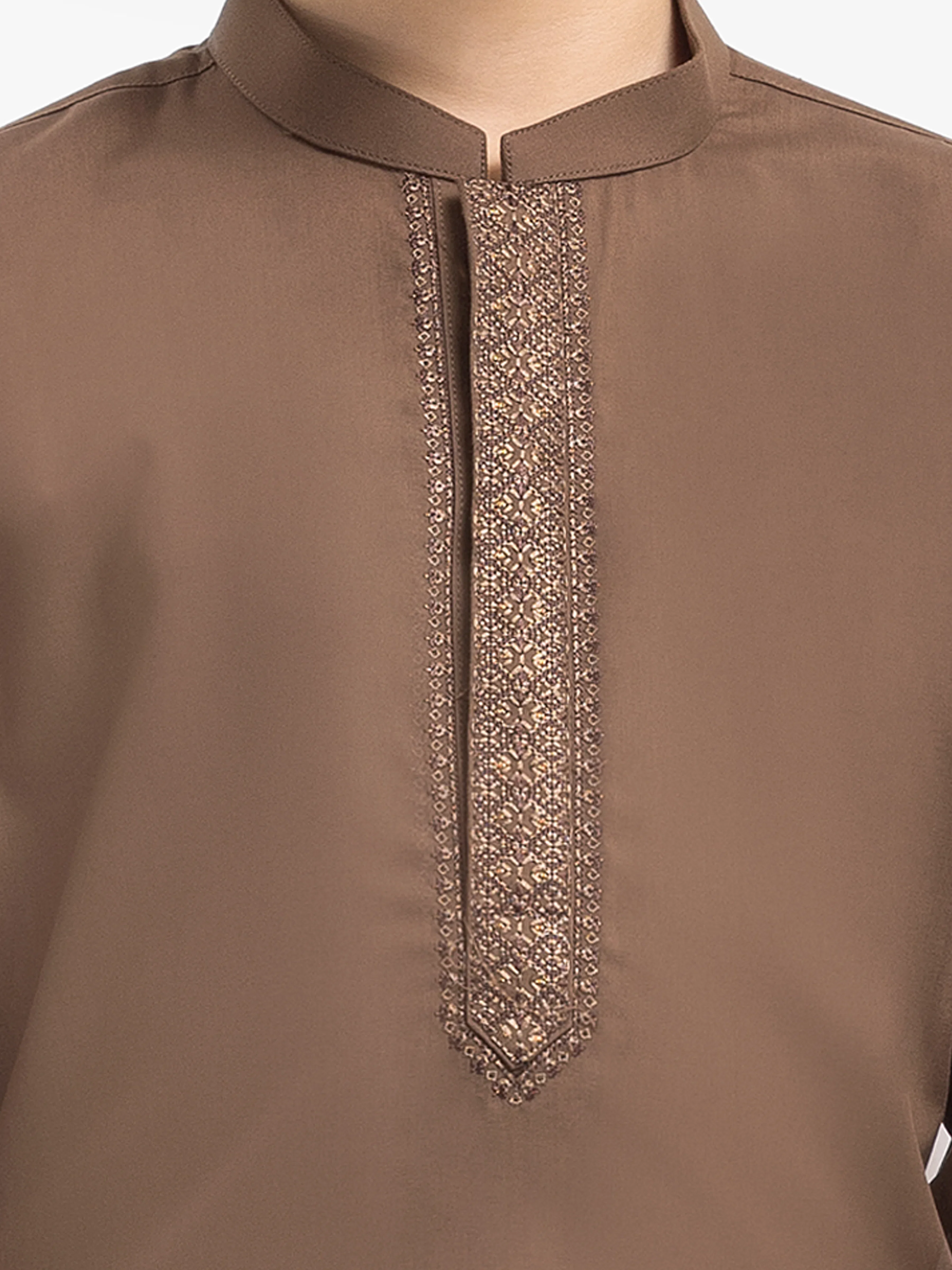 Embroidered Blended Shalwar Kameez - EBTKS24-3984 - Image 3