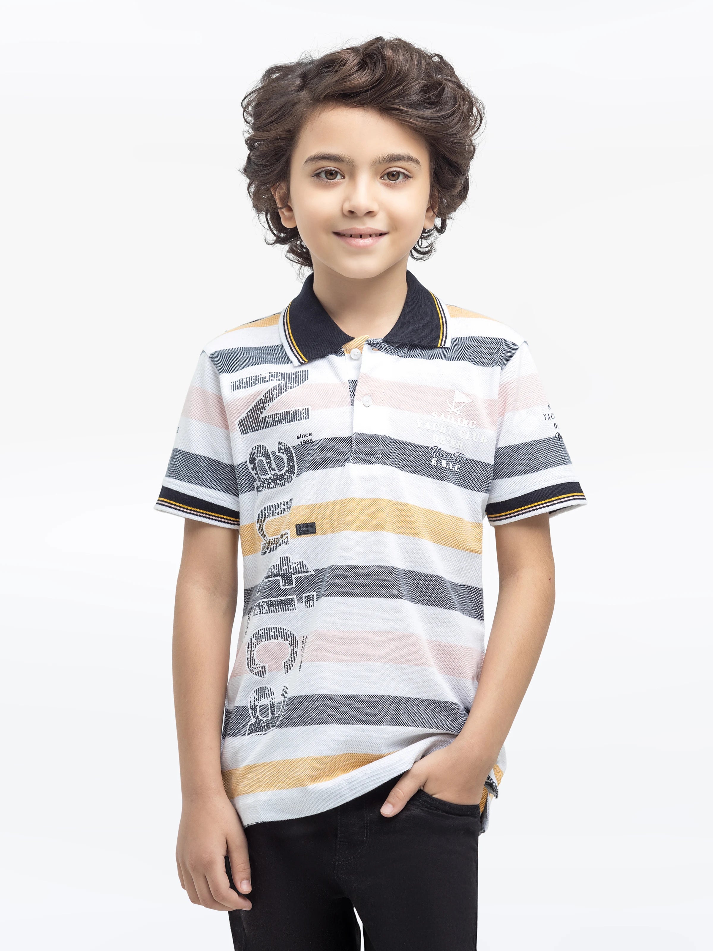 Striped Polo - EBTPS24-015