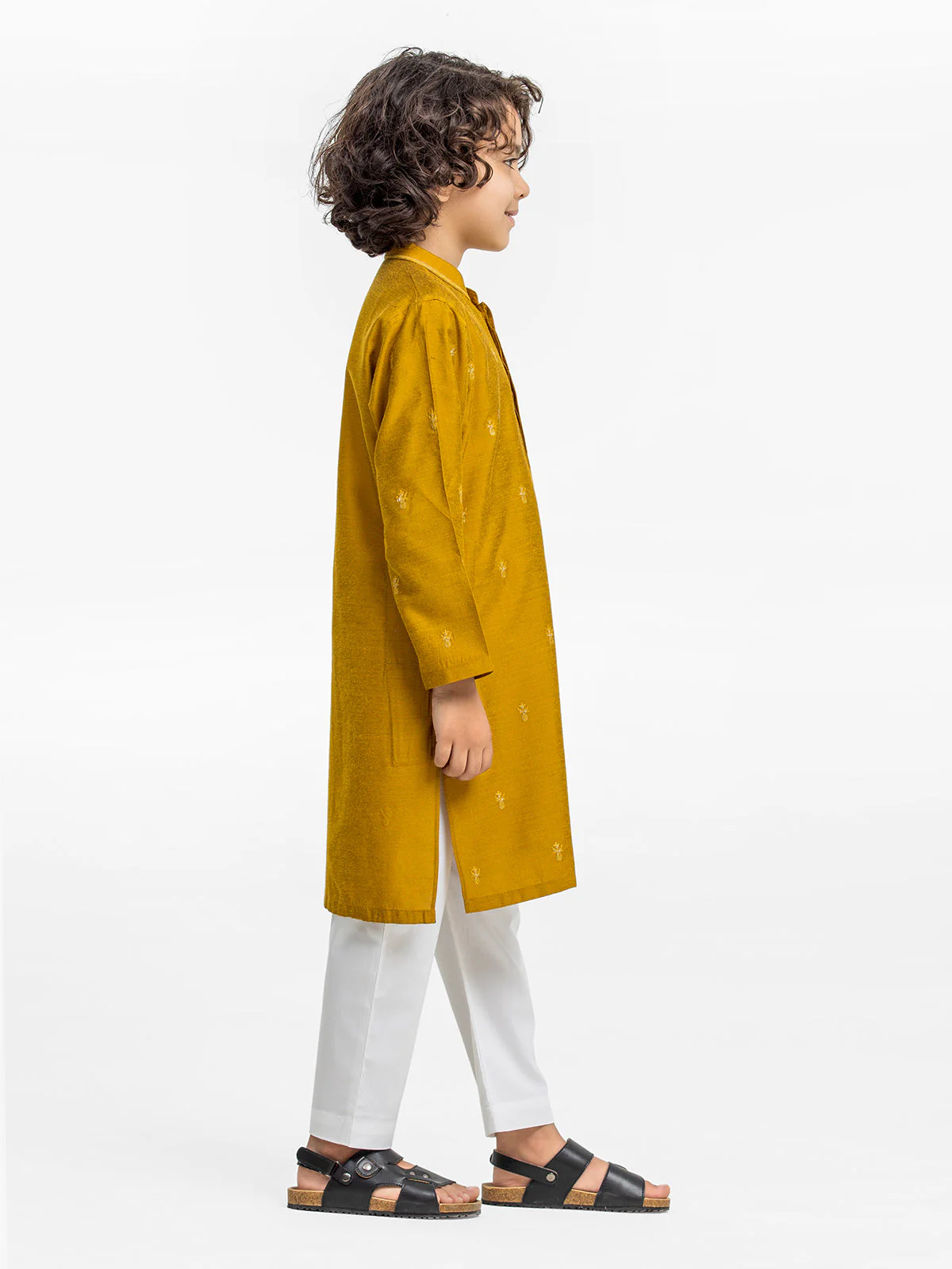 Embroidered Blended Kurta - EBTKC24-018 - Image 3