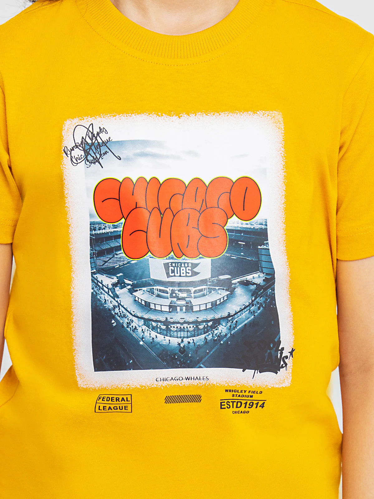 Chicago Cubs Graphic Tee - EBTTS24-036 - Image 4