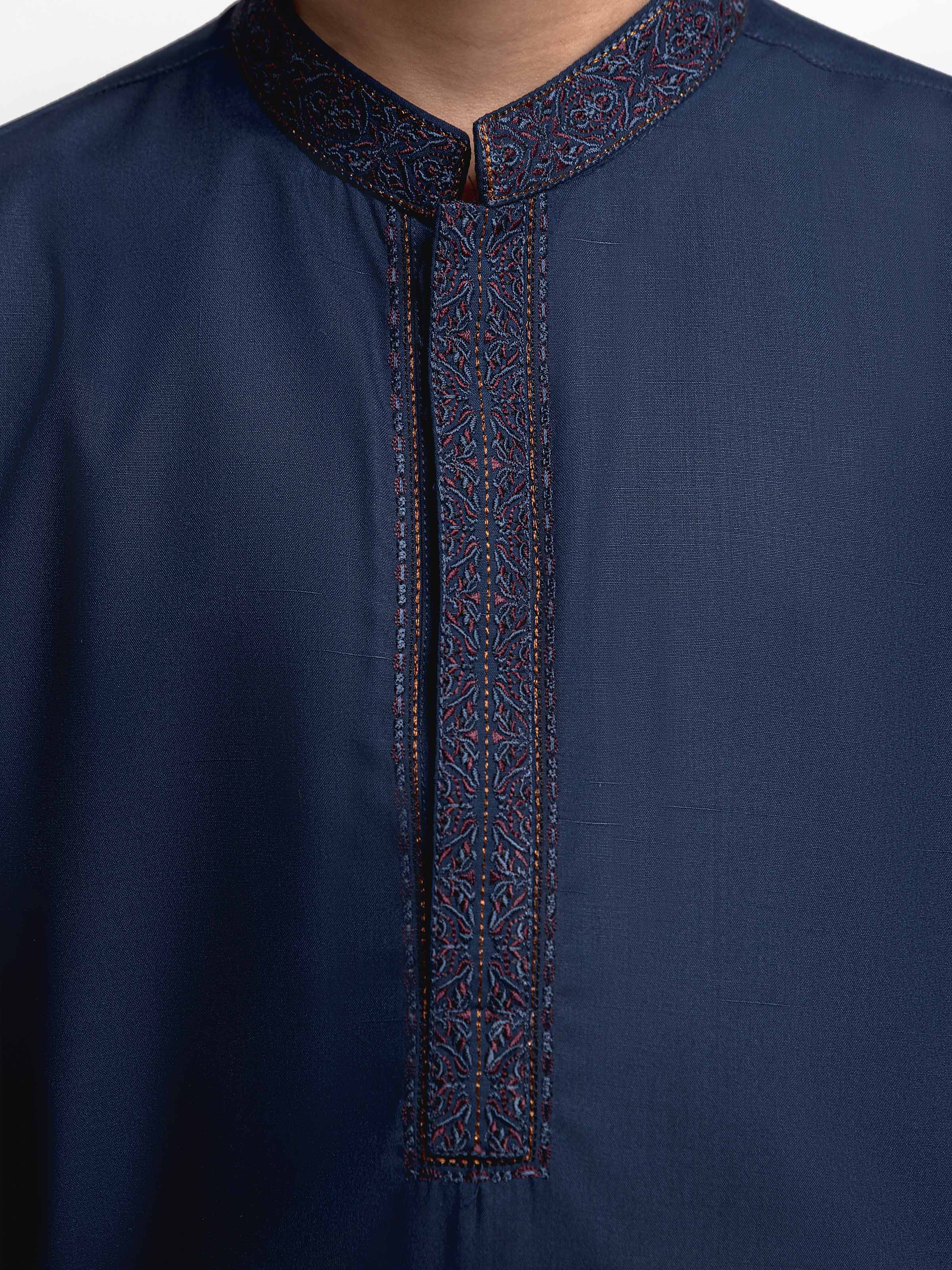 Embroidered Blended Shalwar Kameez - EBTKS6-4110 - Image 3