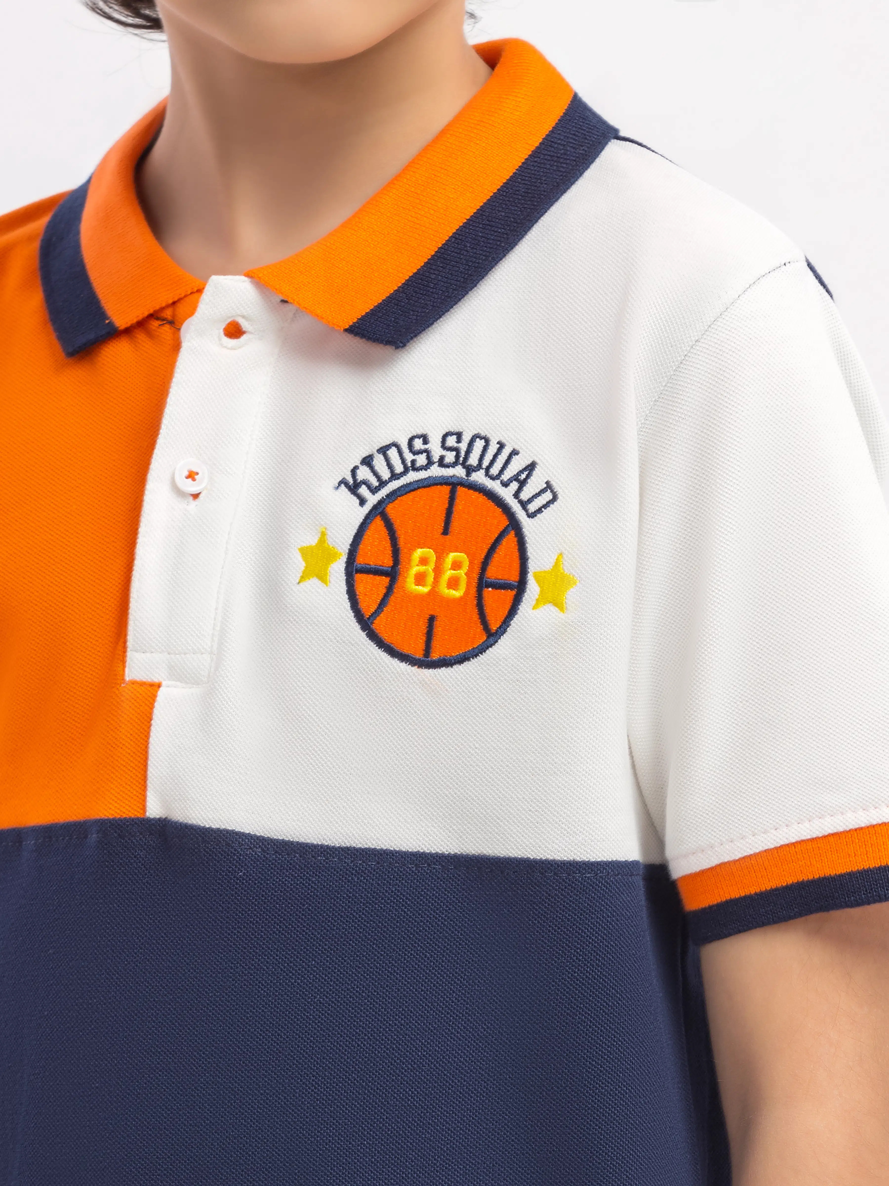 Color Block Polo - EBTPS6-006 - Image 3