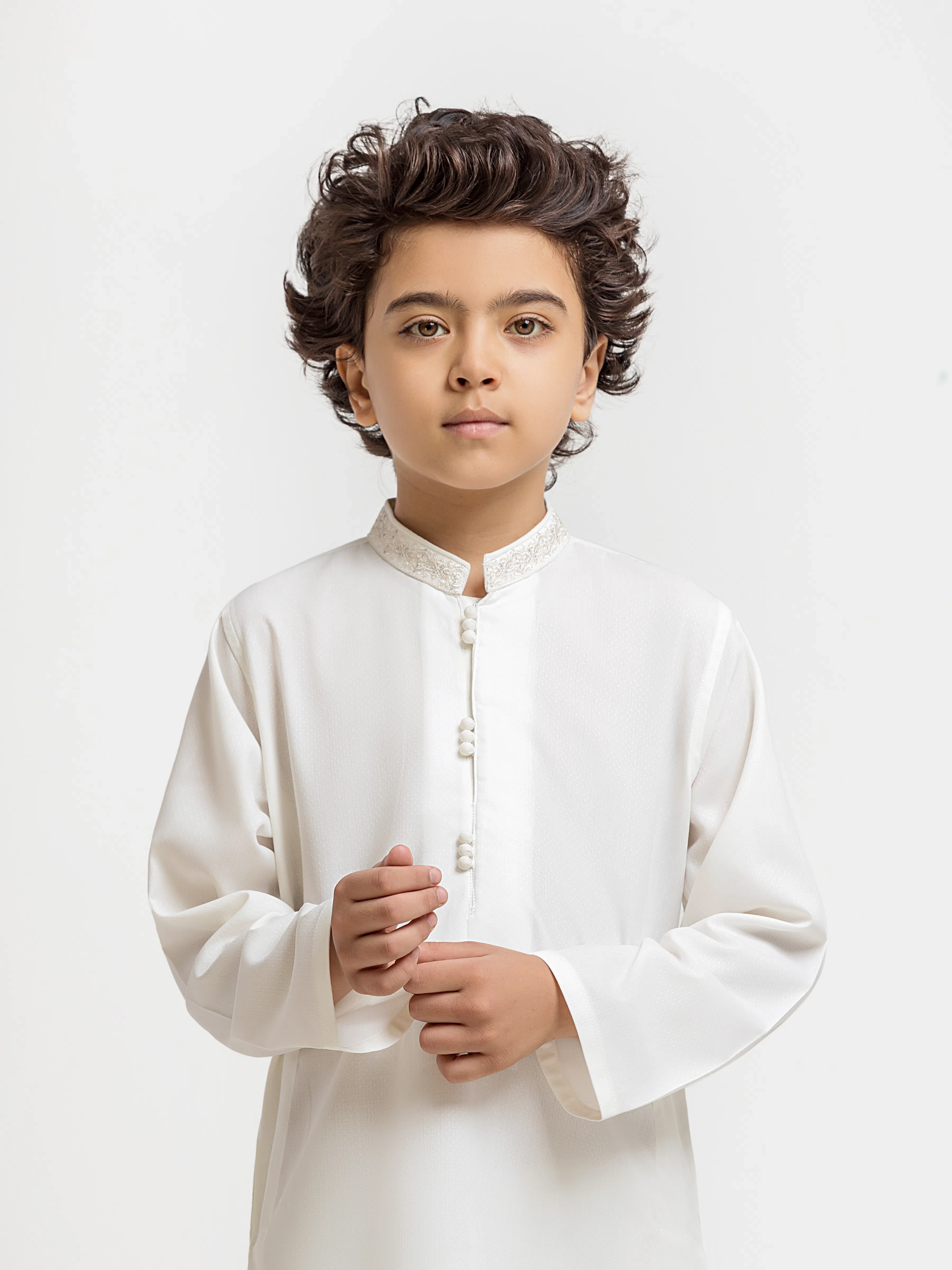 Embroidered Dobby Kurta Pajama - EBTKP6-031 - Image 2