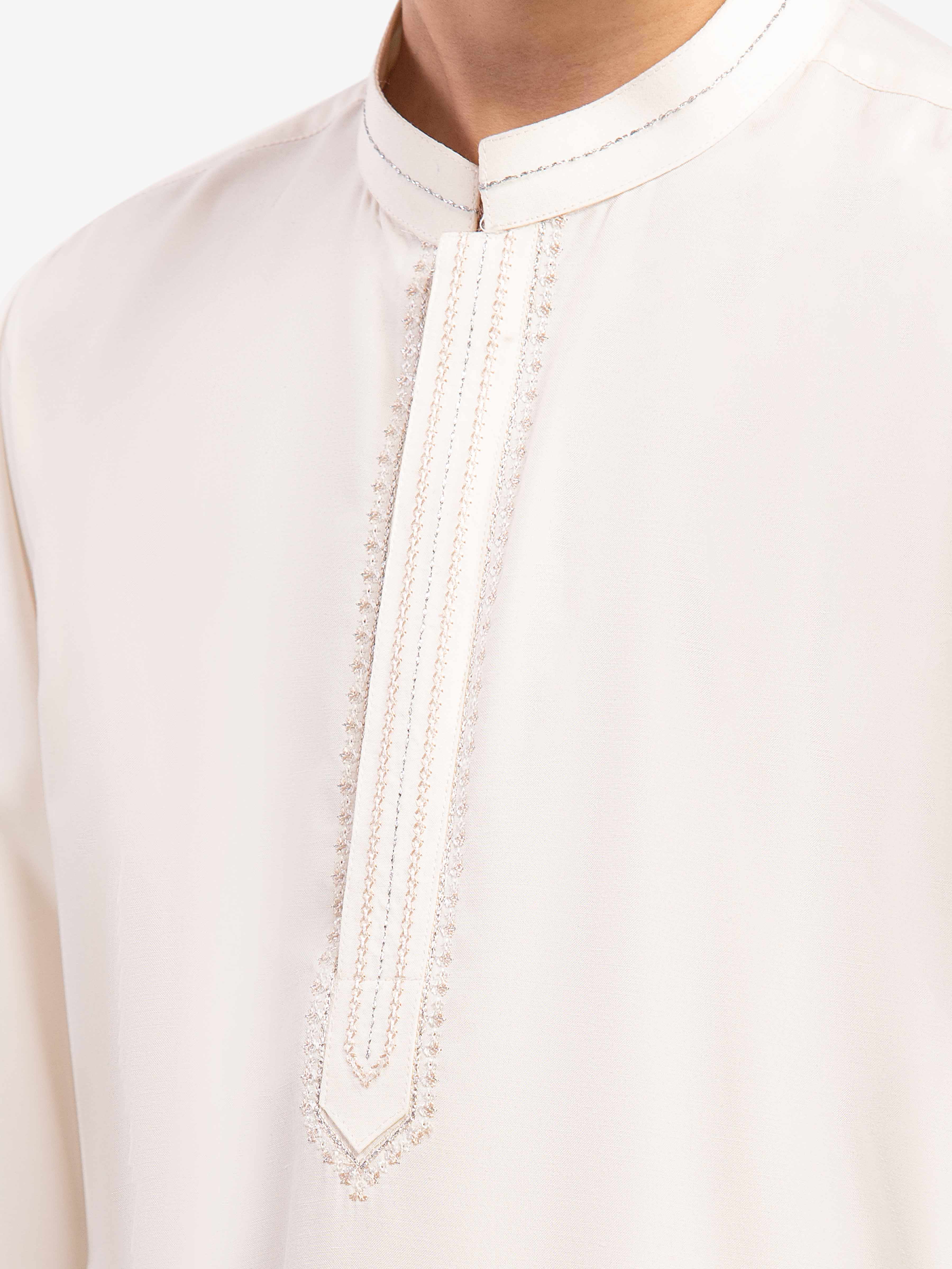 Embroidered Blended Shalwar Kameez - EBTKS5-4054 - Image 3