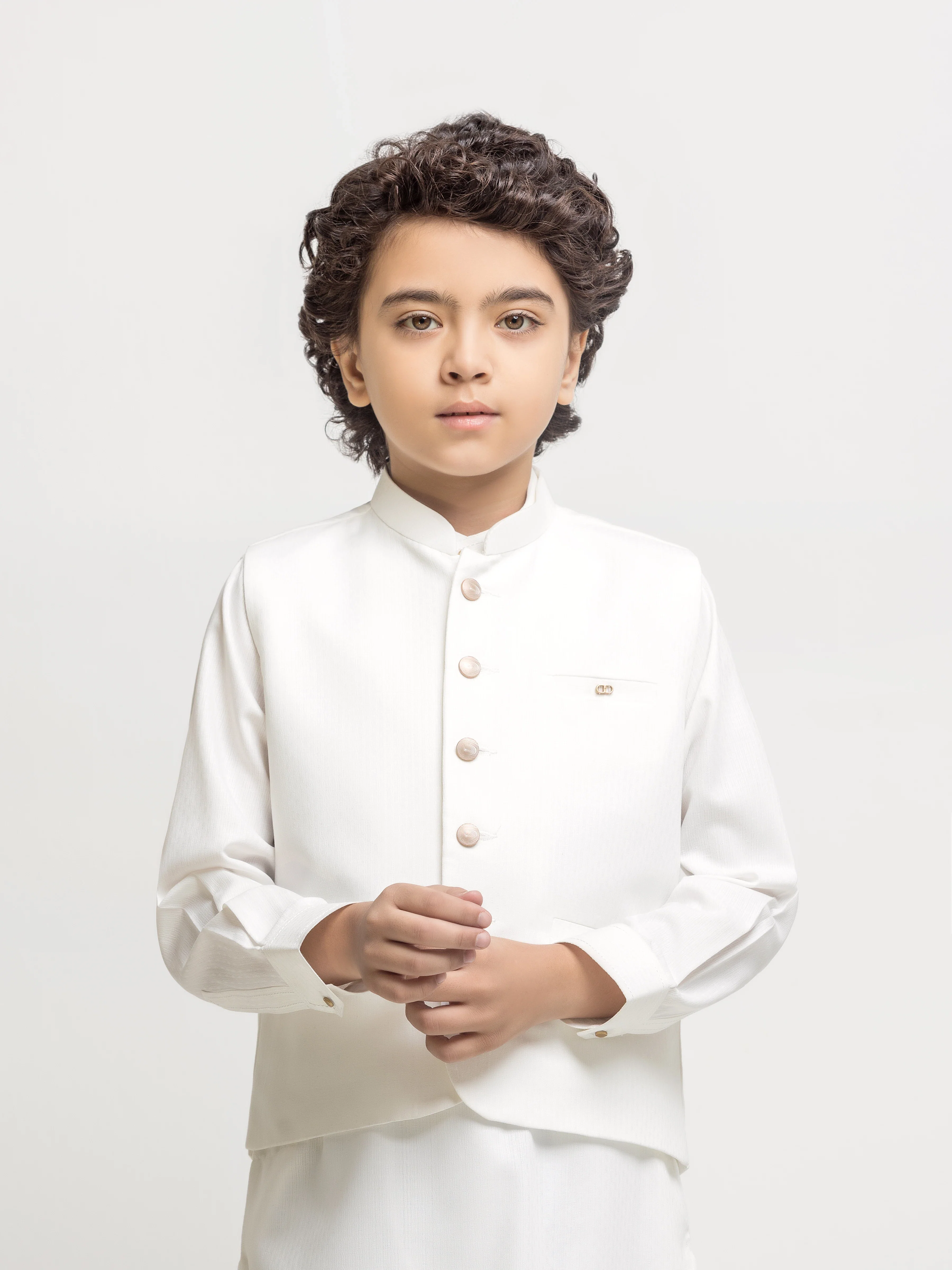 Dobby Waistcoat Suit - ECBTWCS6-095 - Image 2