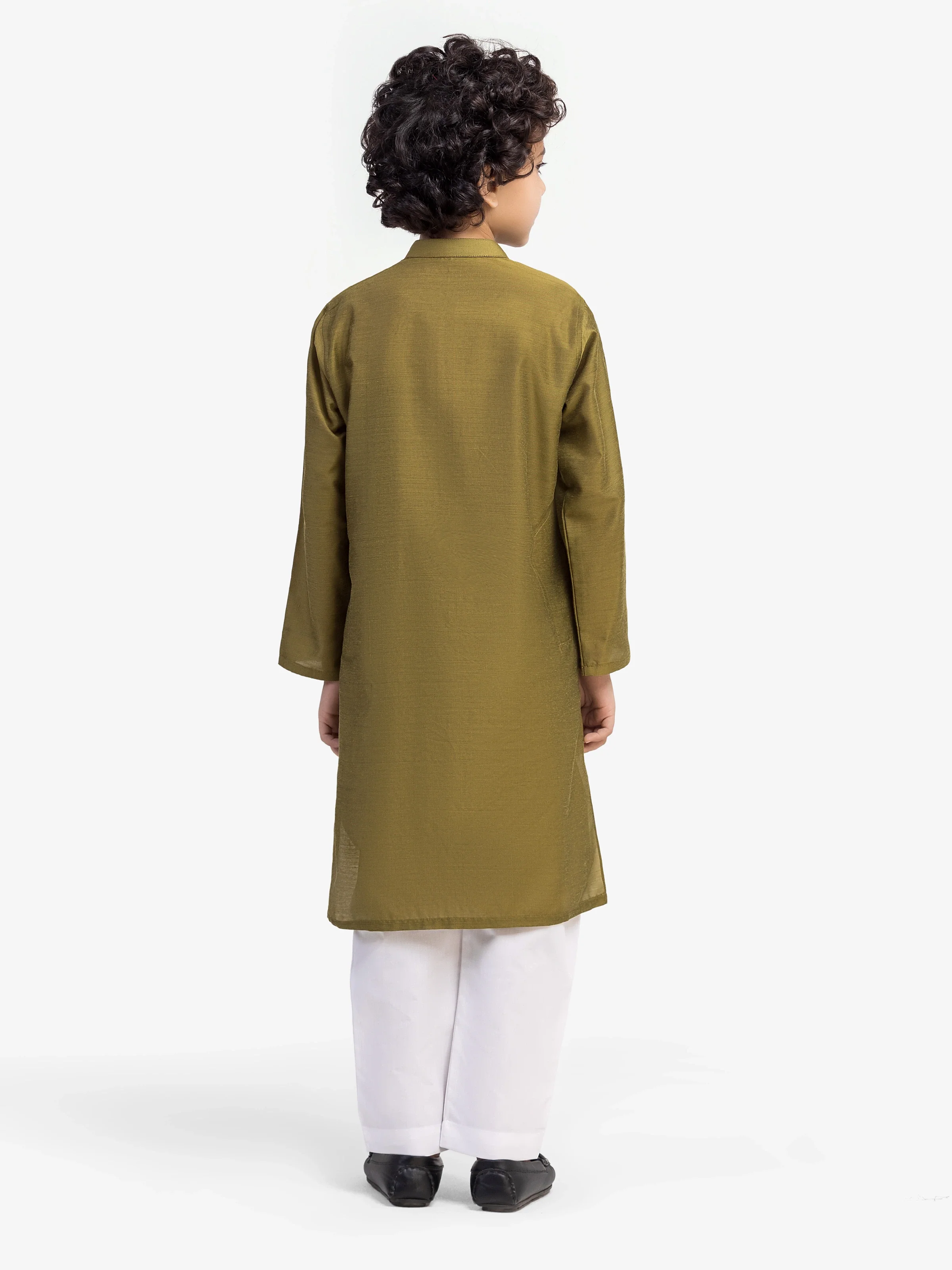 Embroidered Blended Kurta - EBTKC5-020 - Image 5