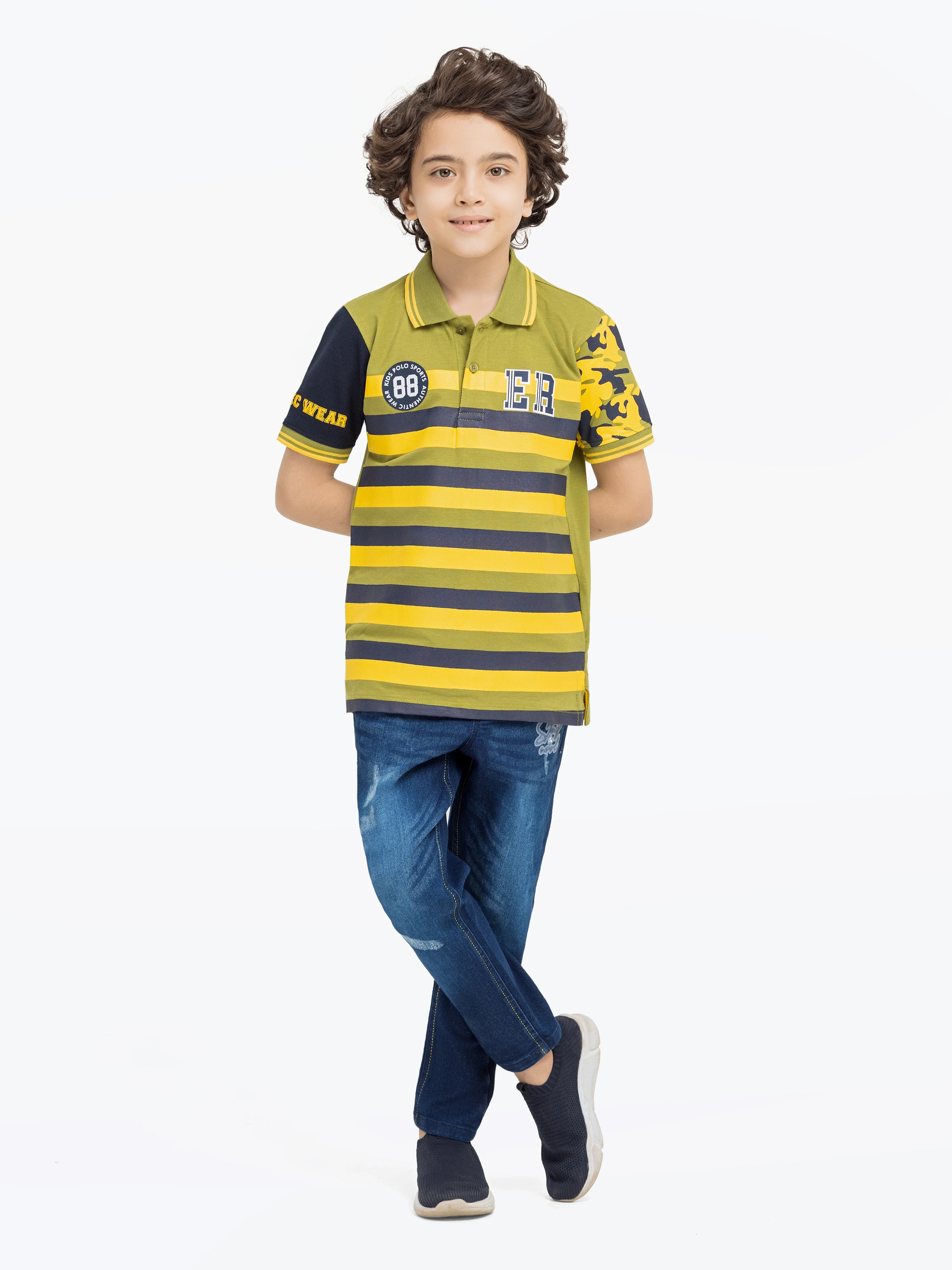 Cut & Sew Polo - EBTPS5-014 - Image 2