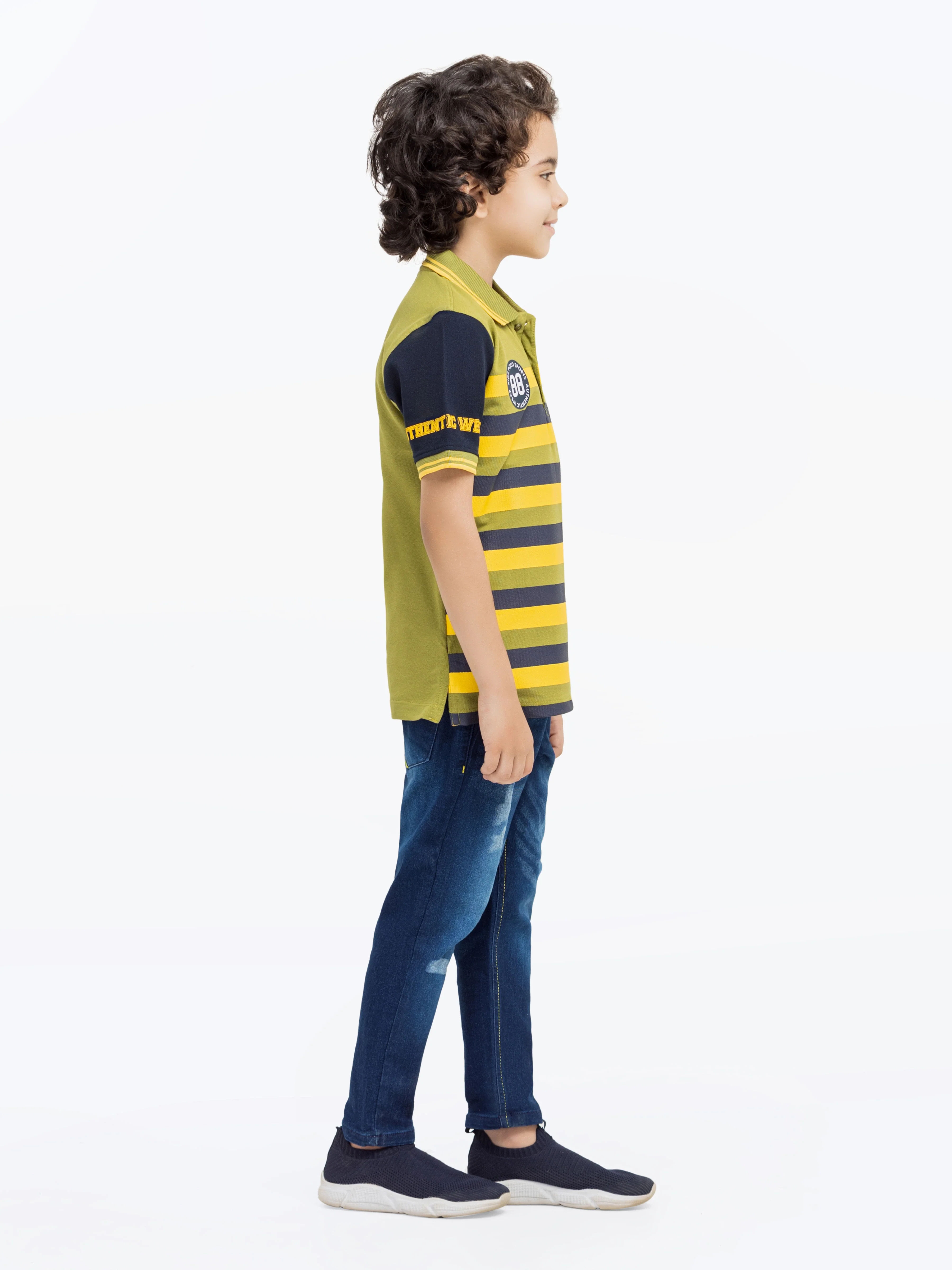 Cut & Sew Polo - EBTPS5-014 - Image 4