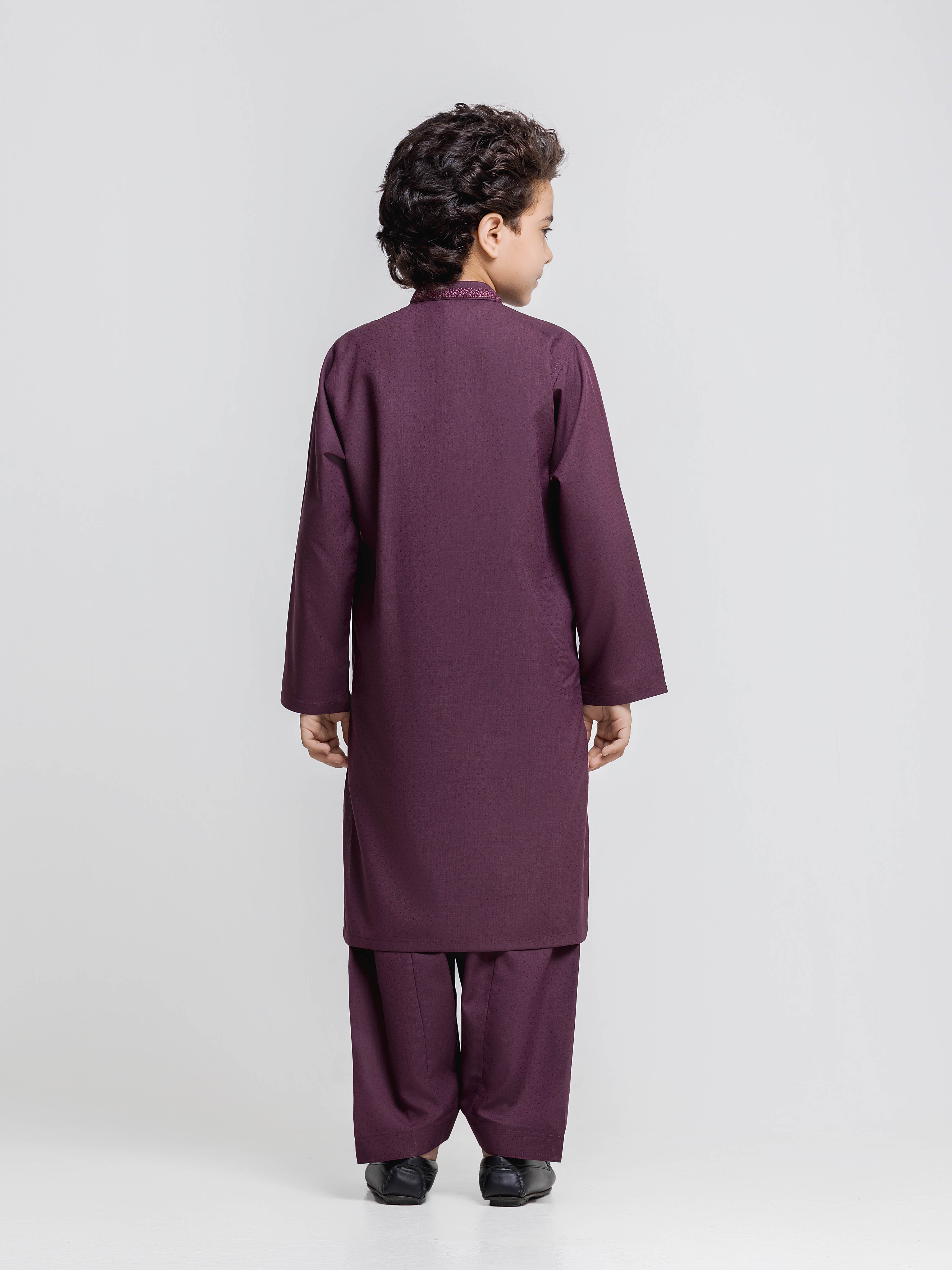 Embroidered Blended Shalwar Kameez - EBTKS6-4096 - Image 4