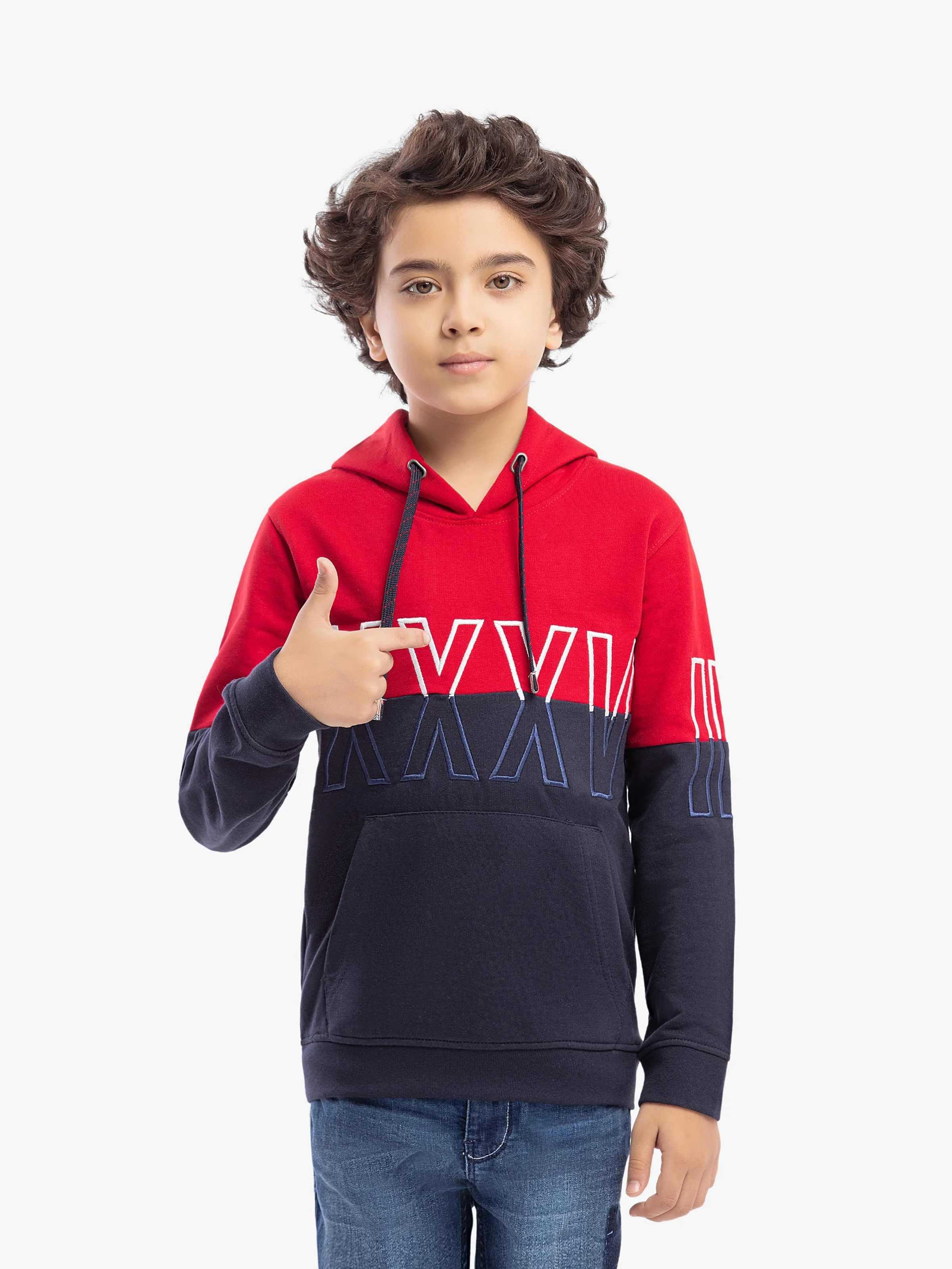 Color-Block Hoodie - EBTH5-013