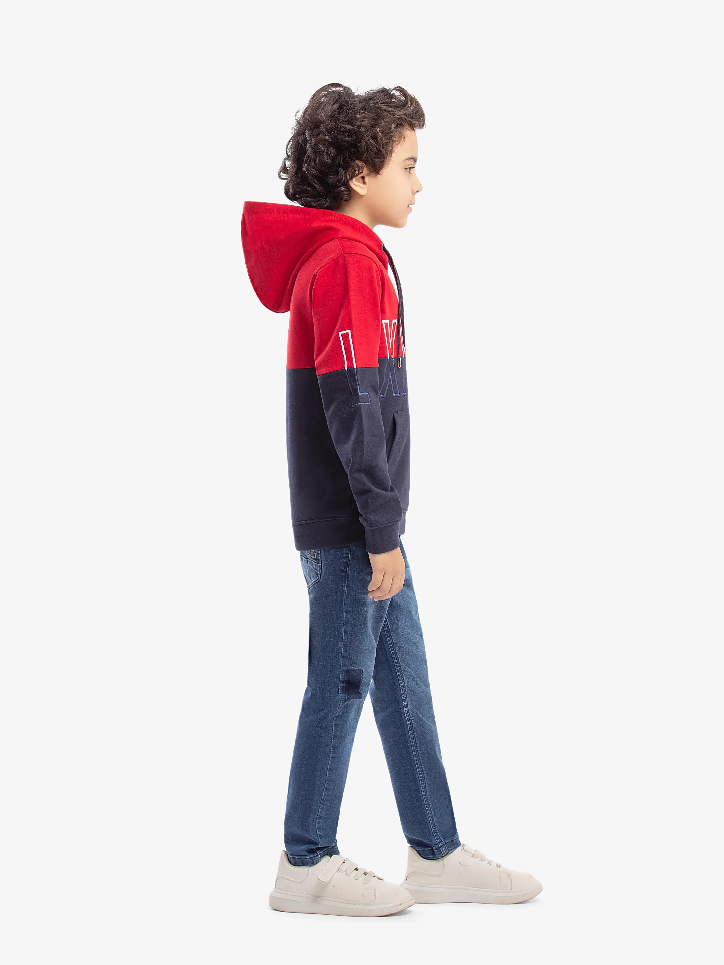 Color-Block Hoodie - EBTH5-013 - Image 4
