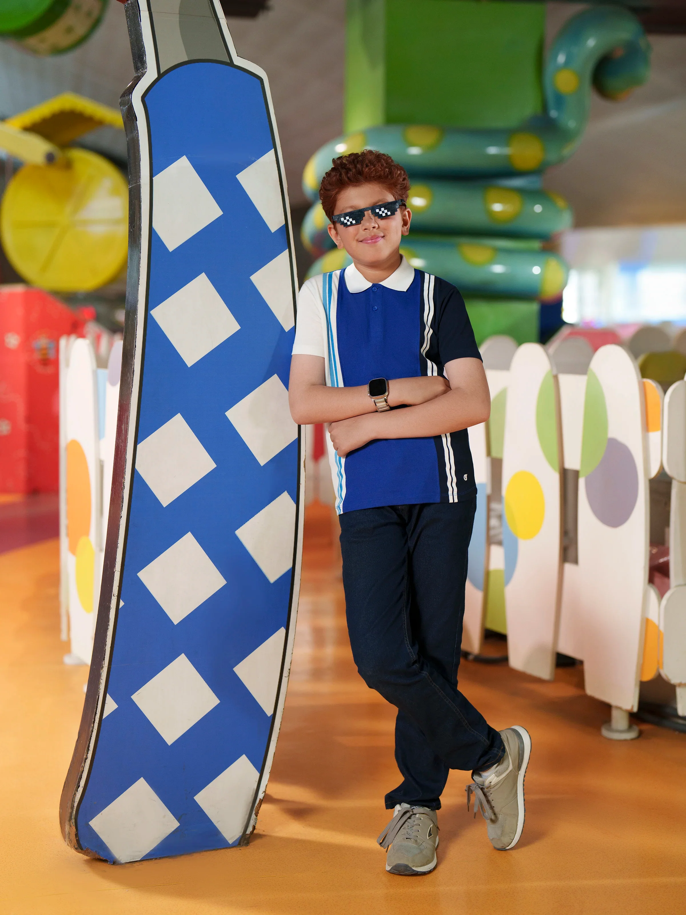 Color Block Polo - EBTPS6-014 - Image 6
