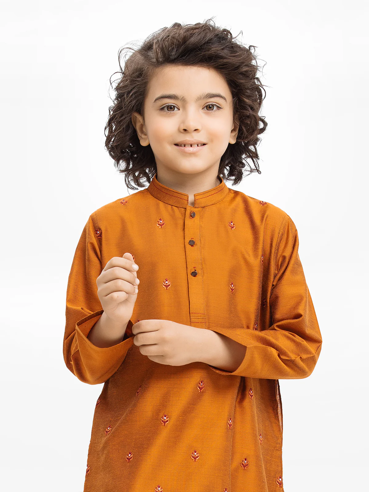 Embroidered Blended Kurta - EBTKC24-016 - Image 2