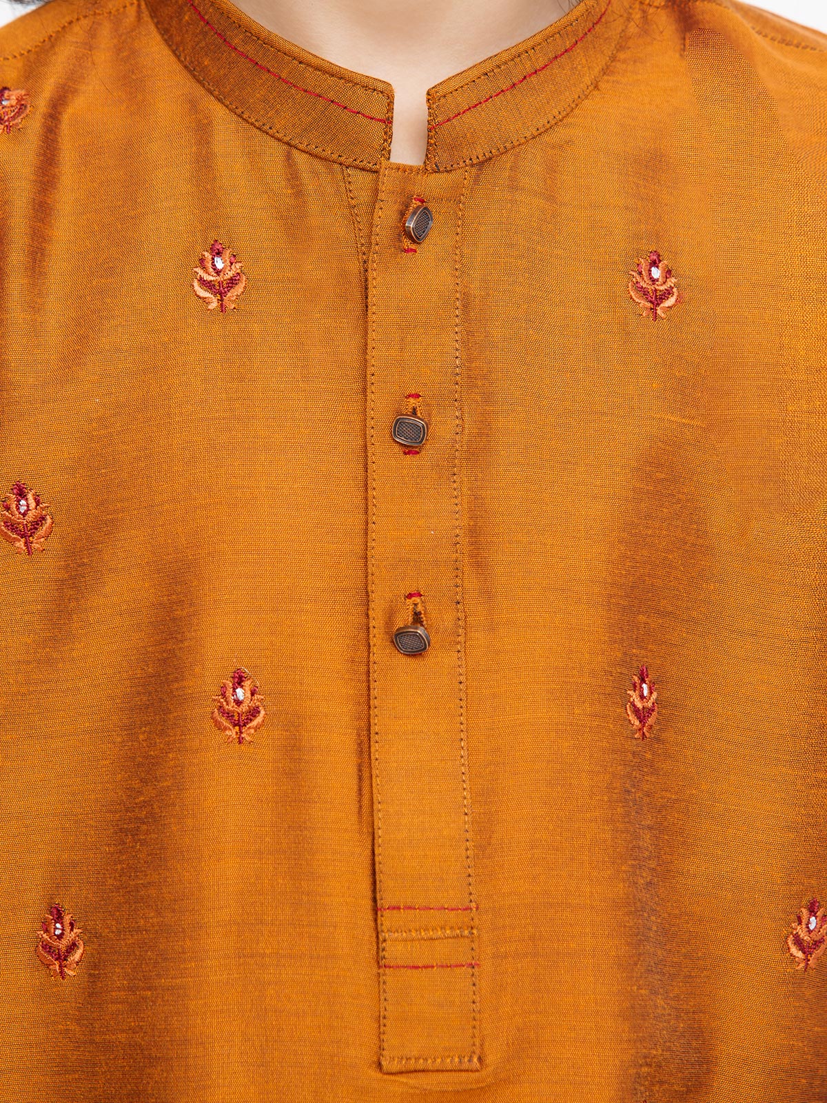Embroidered Blended Kurta - EBTKC24-016 - Image 4